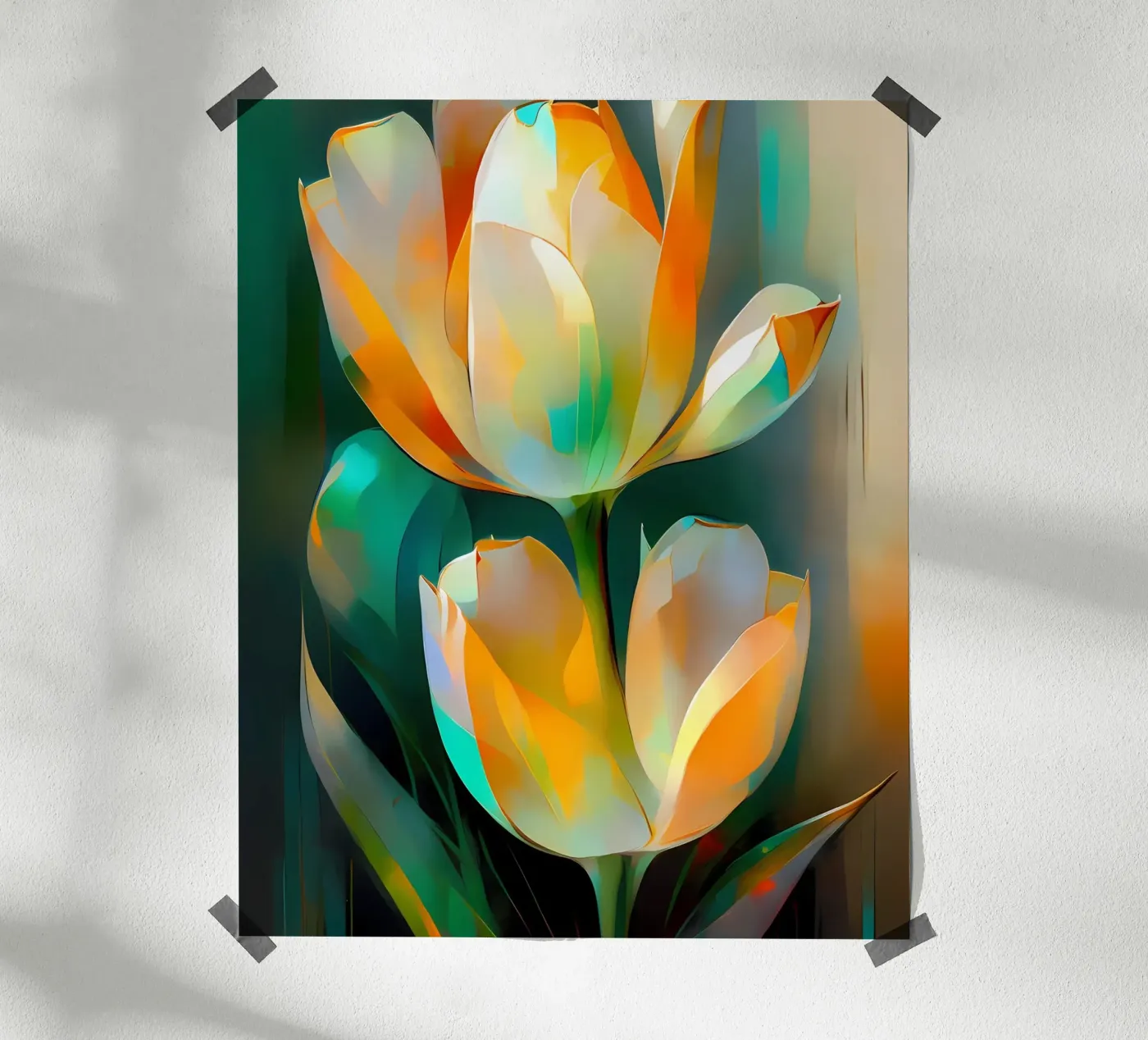 Glasblumen poster by kosinsart.gallery1