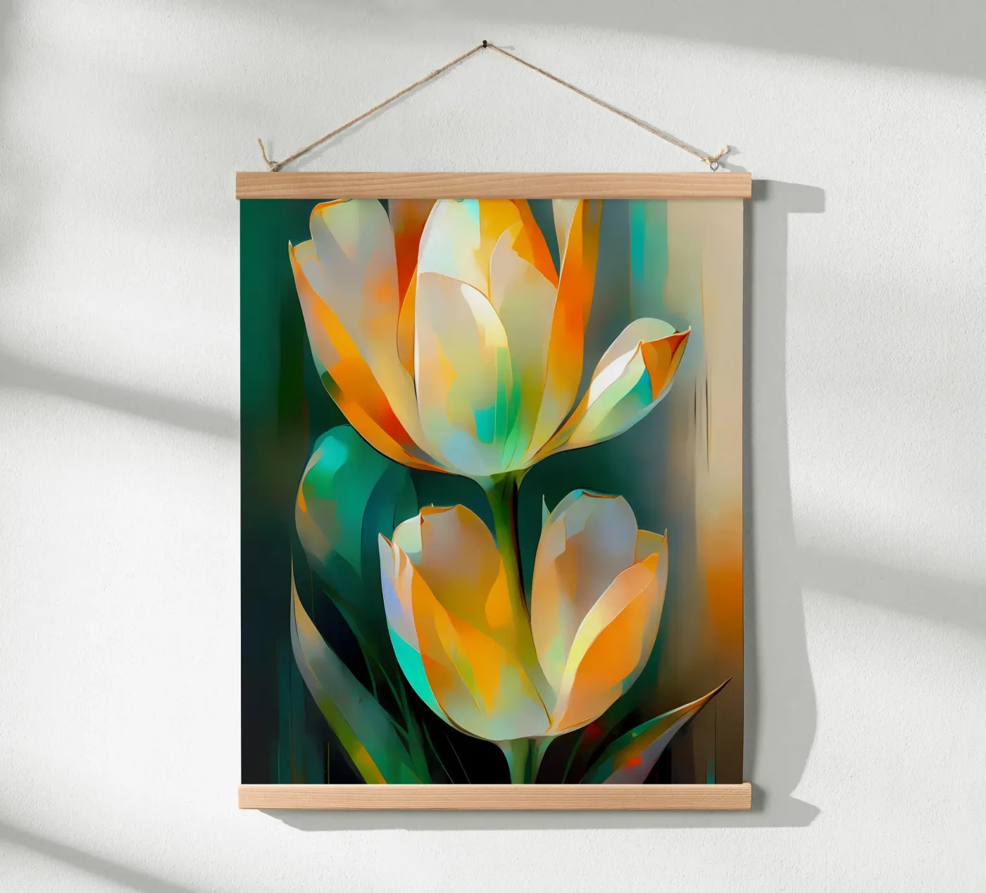 Glasblumen poster by kosinsart.gallery1