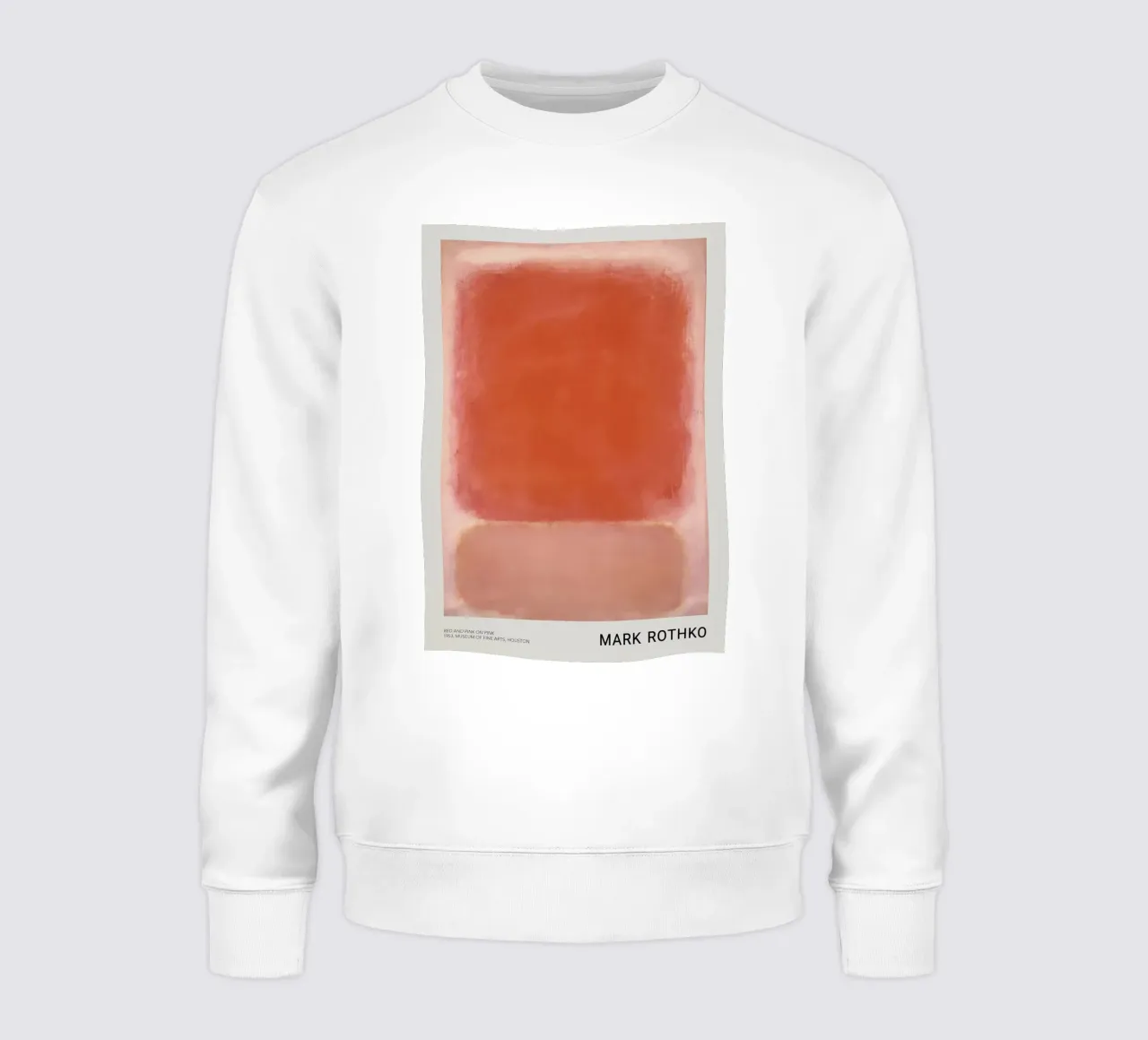 Mark Rothko Rosso e rosa su rosa felpa da Spencershop