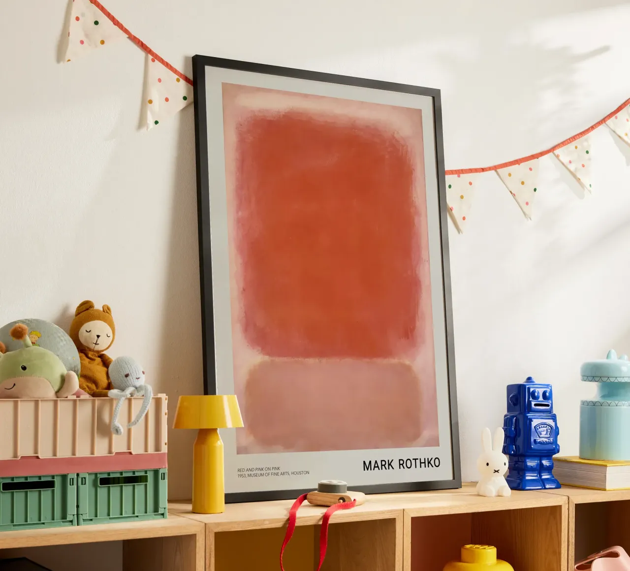 Mark Rothko Rosso e rosa su rosa carta hahnemühle da Spencershop