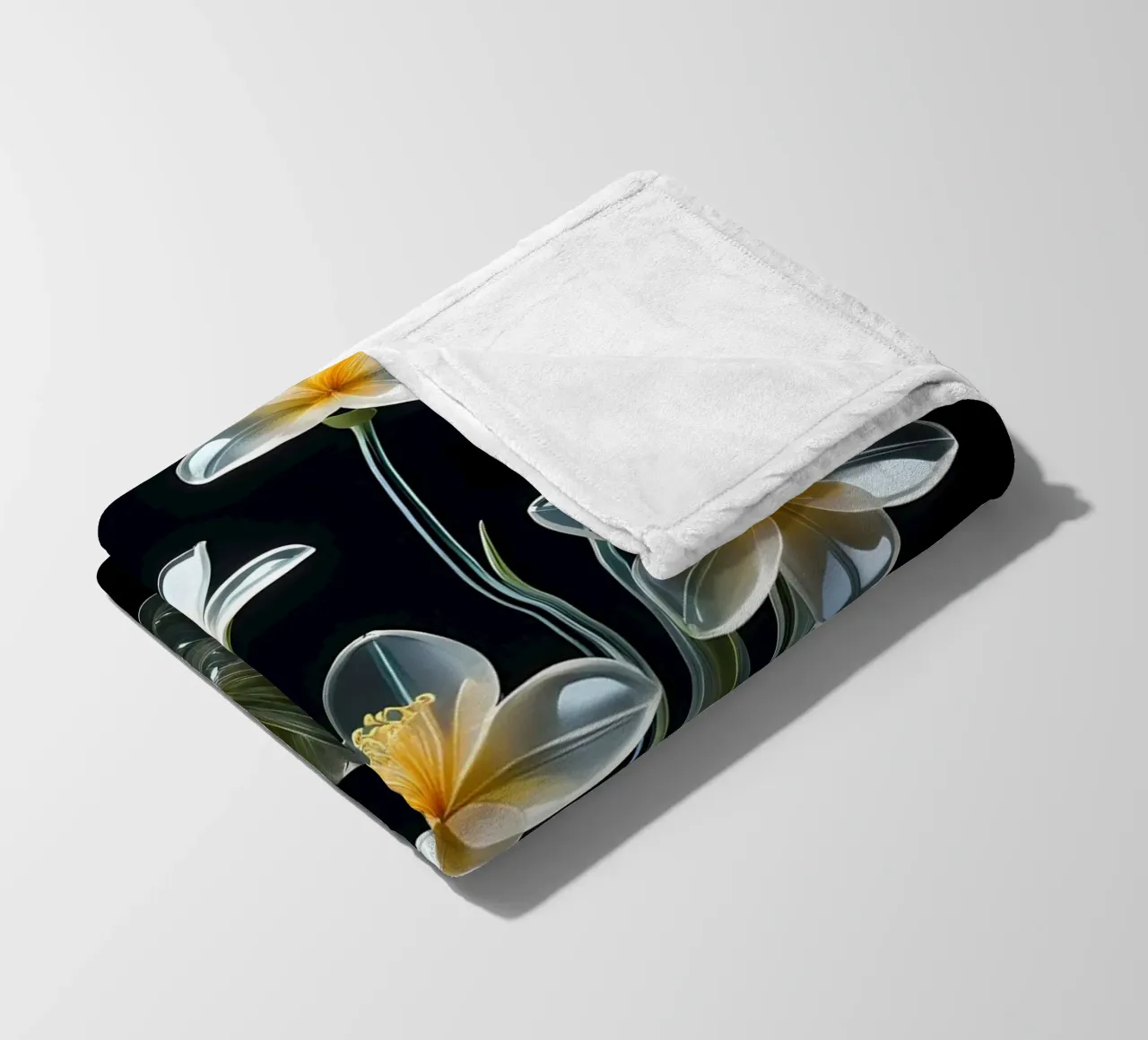 Blumen Gesteck Transparent coperta in pile da kosinsart.gallery