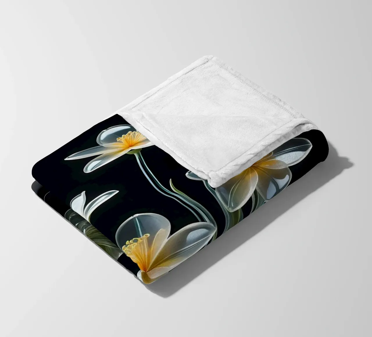 Blumen Gesteck Transparent coperta in pile da kosinsart.gallery