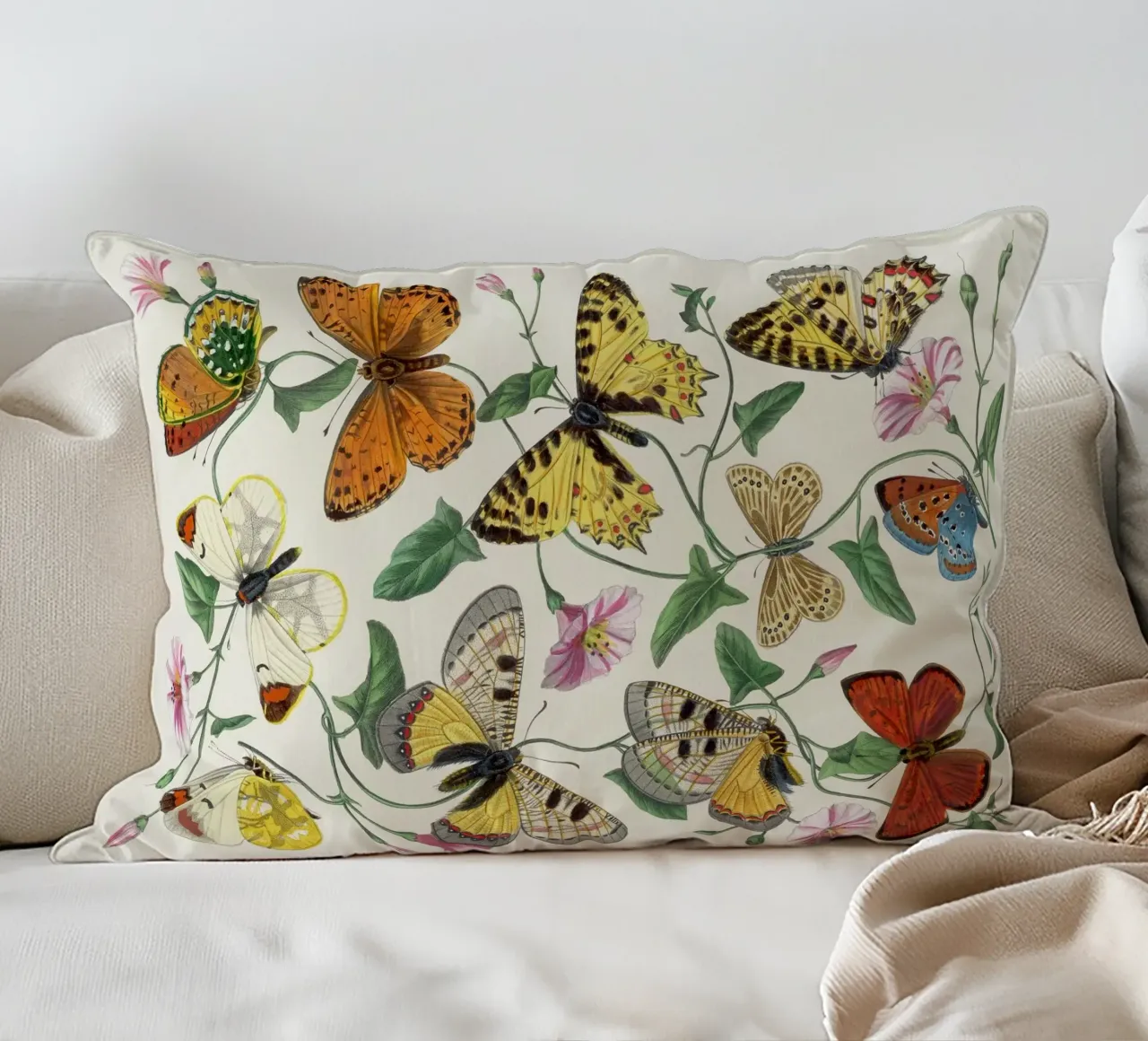 Butterflies no. 3 cuscino da apoloprints