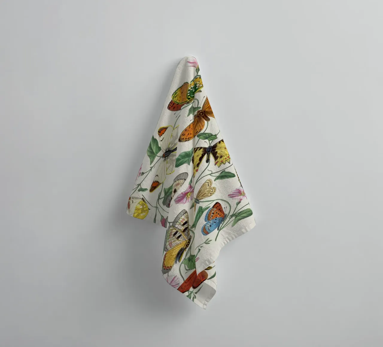 Butterflies no. 3 asciugamano da bagno da apoloprints