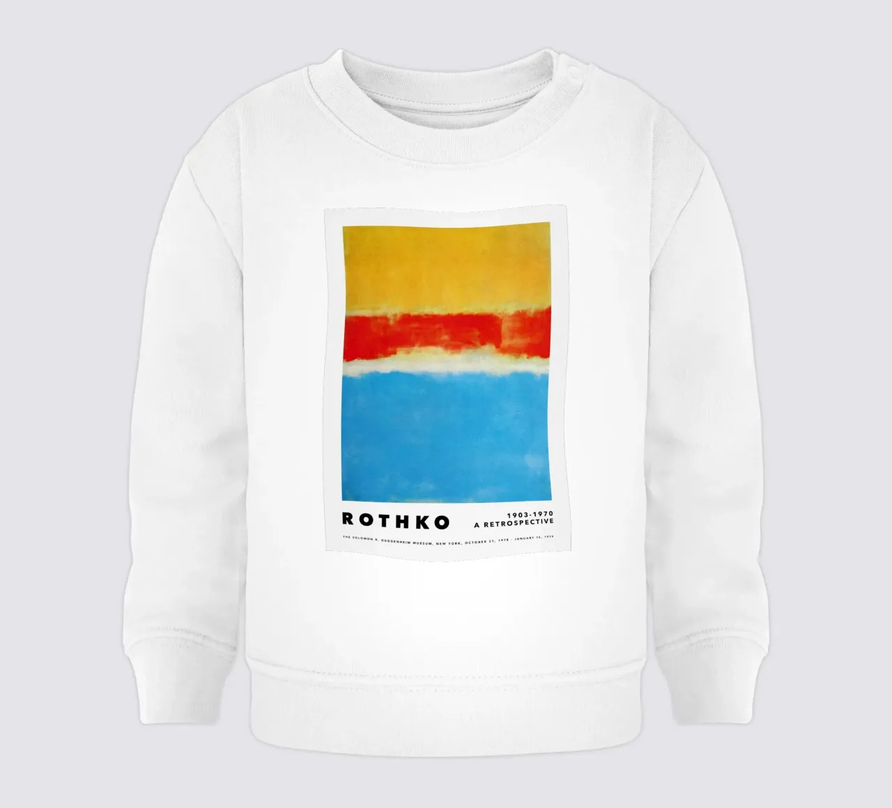Rothko: una retrospettiva felpa neonato da Spencershop
