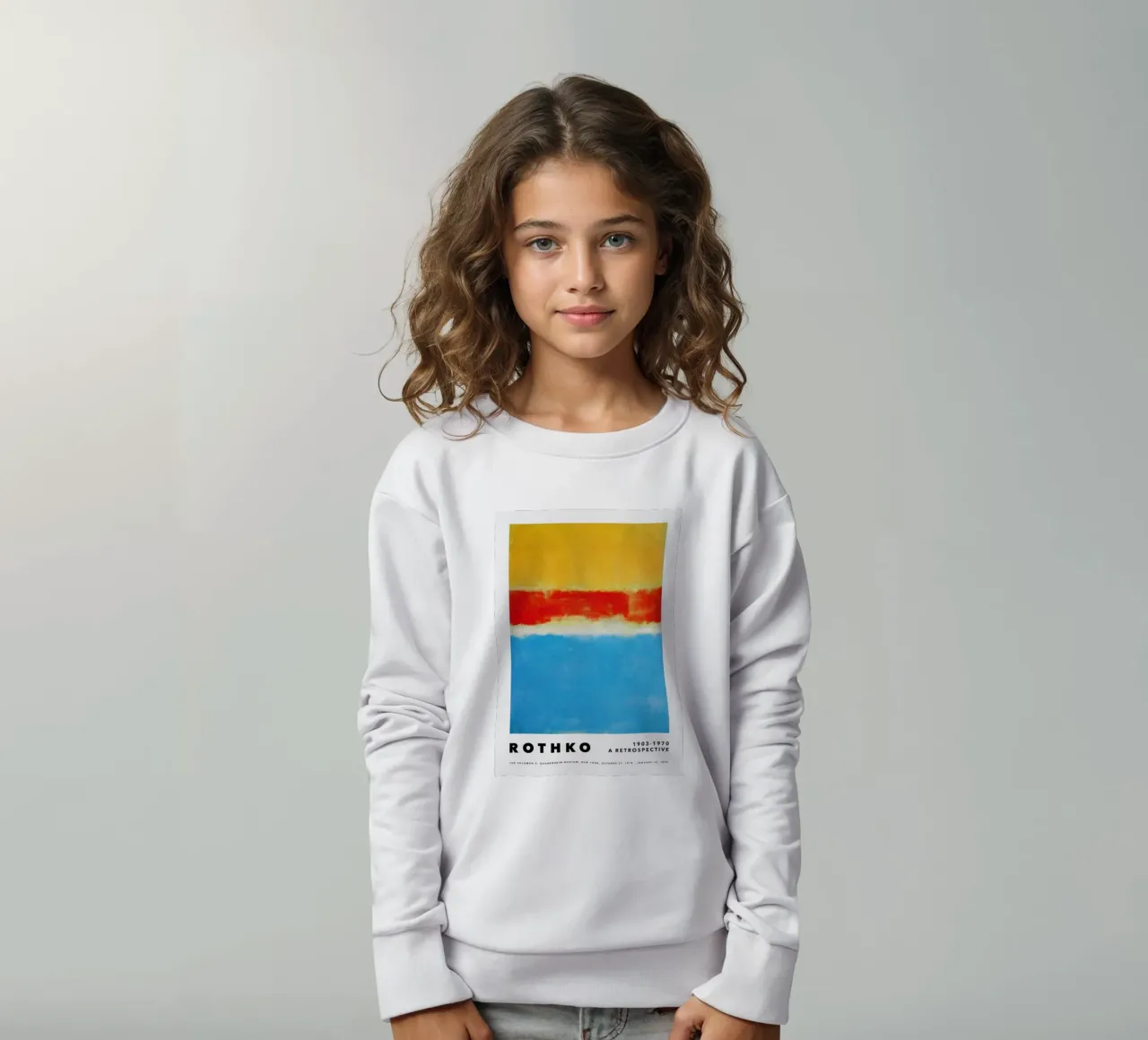 Rothko: una retrospettiva felpa bambino da Spencershop
