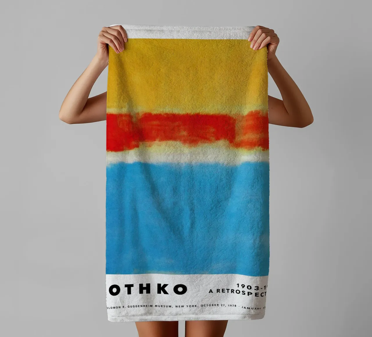 Rothko: una retrospettiva asciugamano da bagno da Spencershop