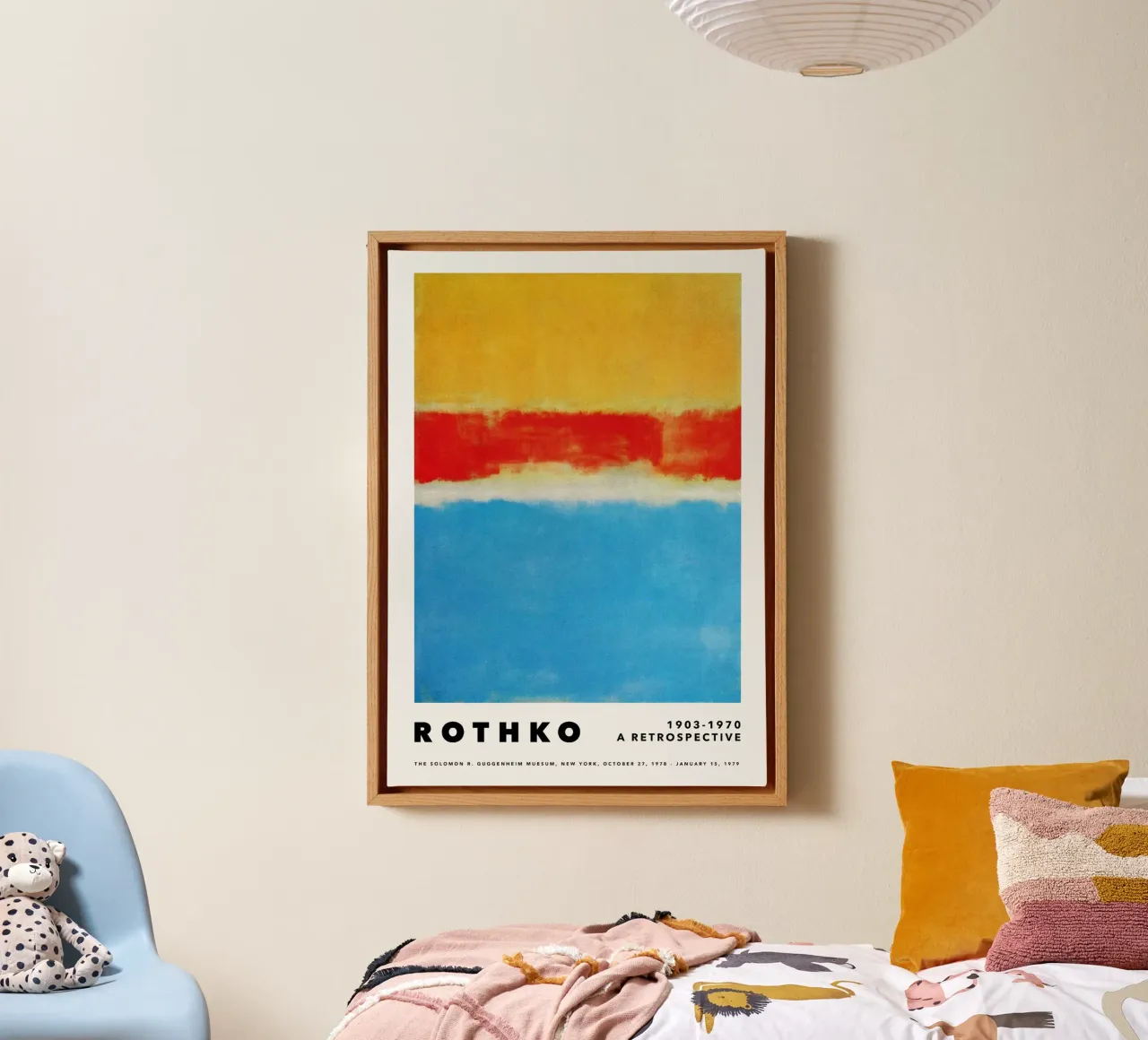 Rothko: una retrospettiva tela con Cornice a cassetta da Spencershop
