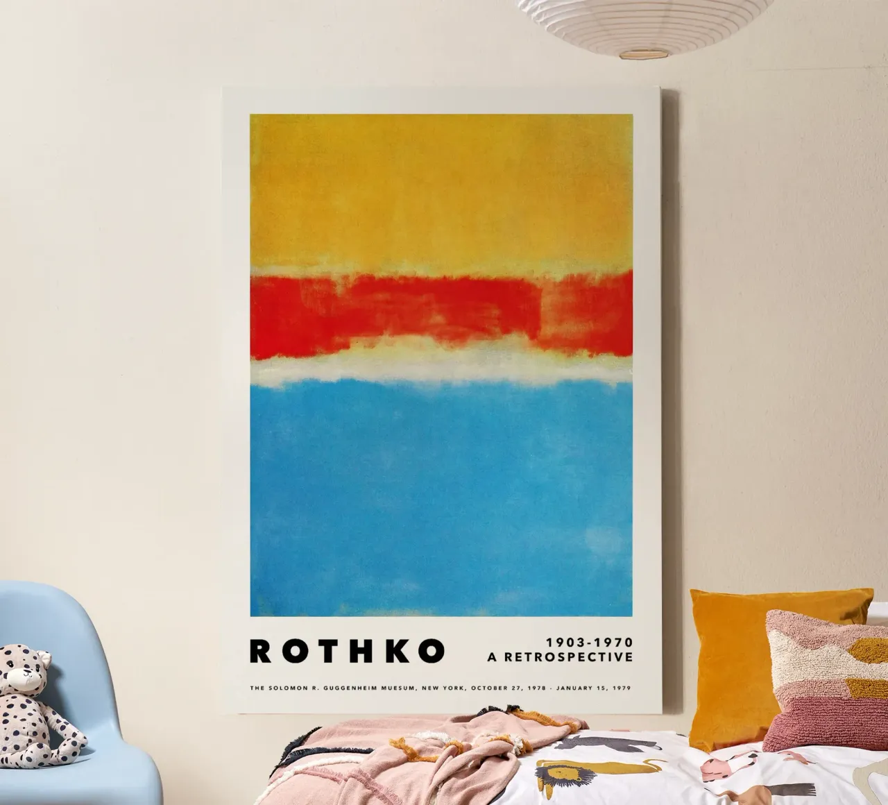 Rothko: una retrospettiva tela con Cornice a cassetta da Spencershop