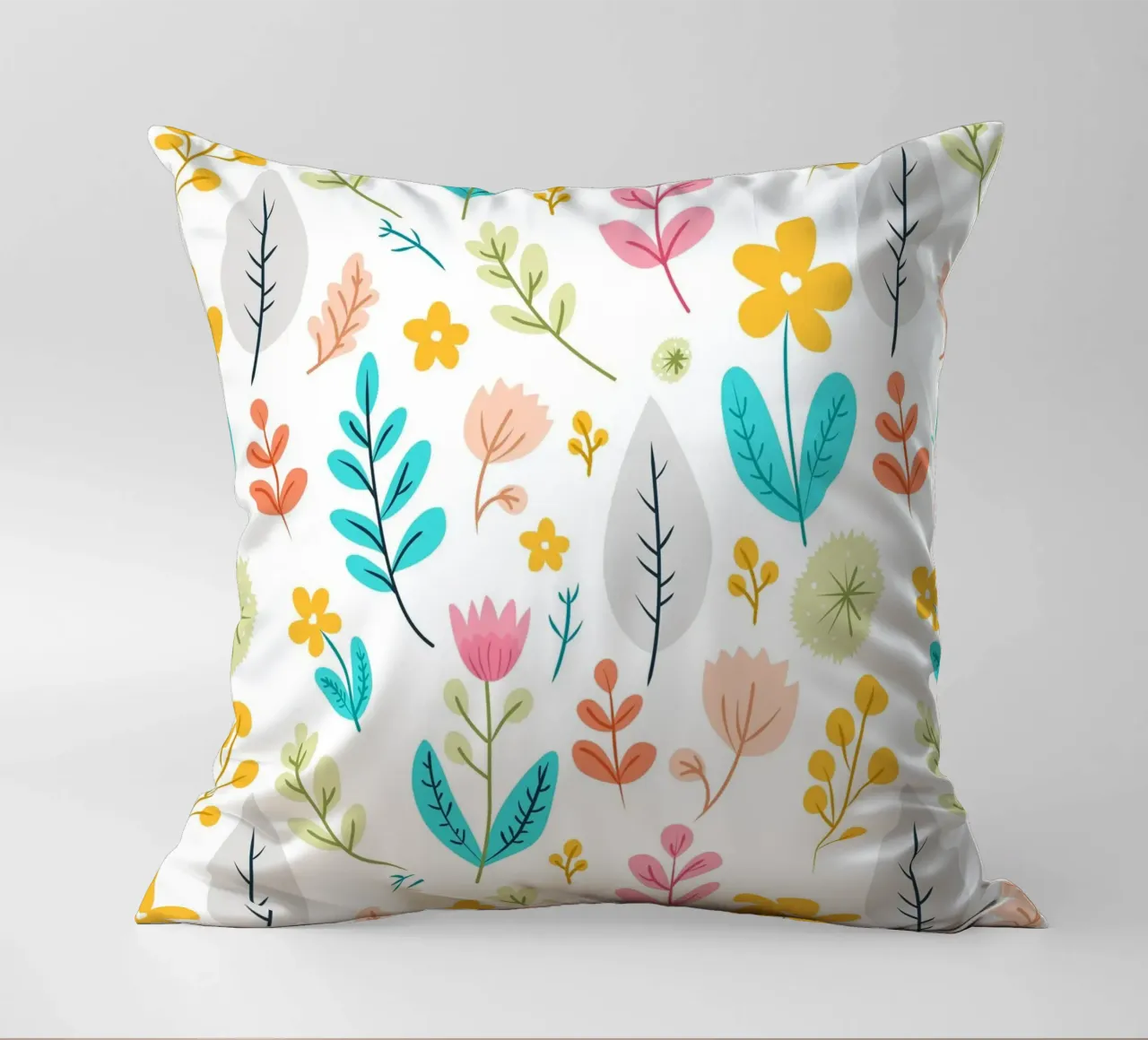 Flourishing Botanicals decorative cushion by Kintsugi99