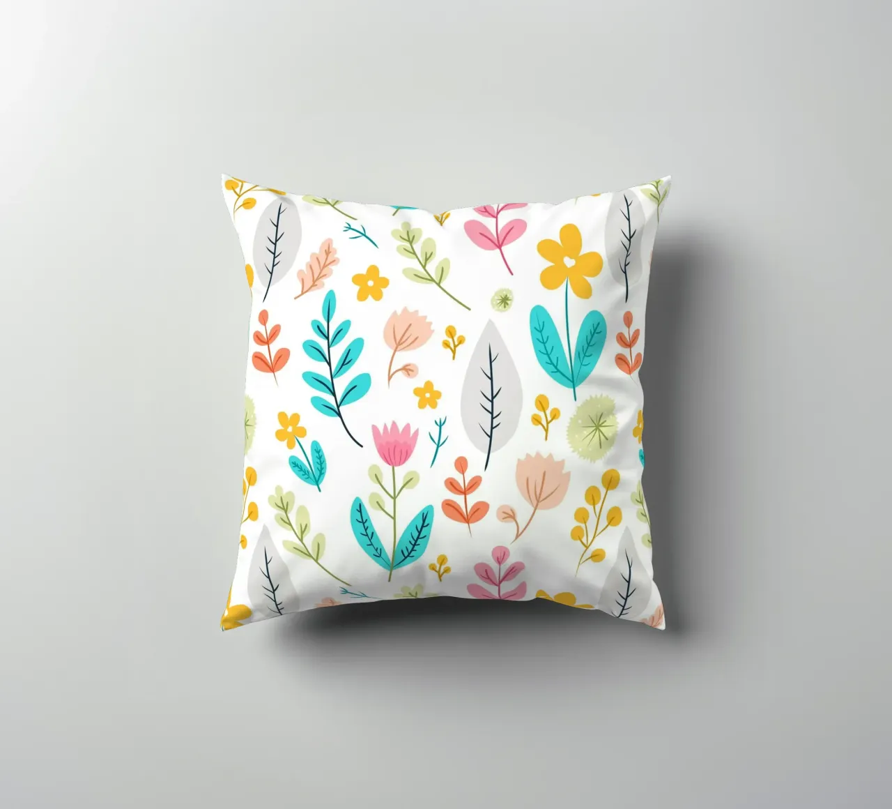 Flourishing Botanicals decorative cushion by Kintsugi99