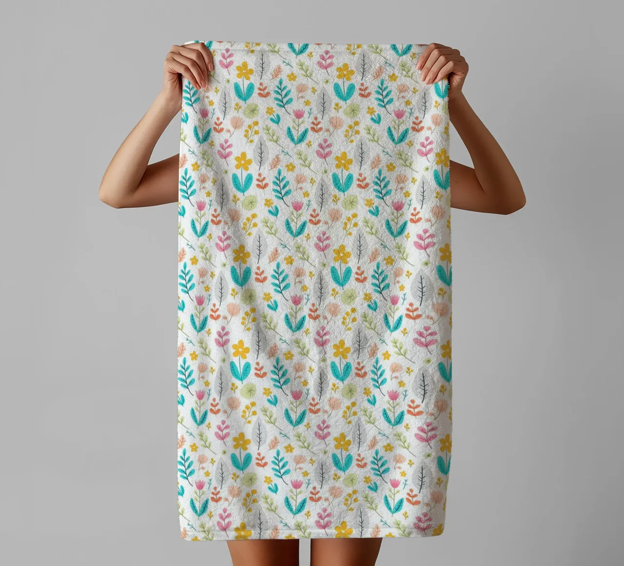 Flourishing Botanicals towel by Kintsugi99