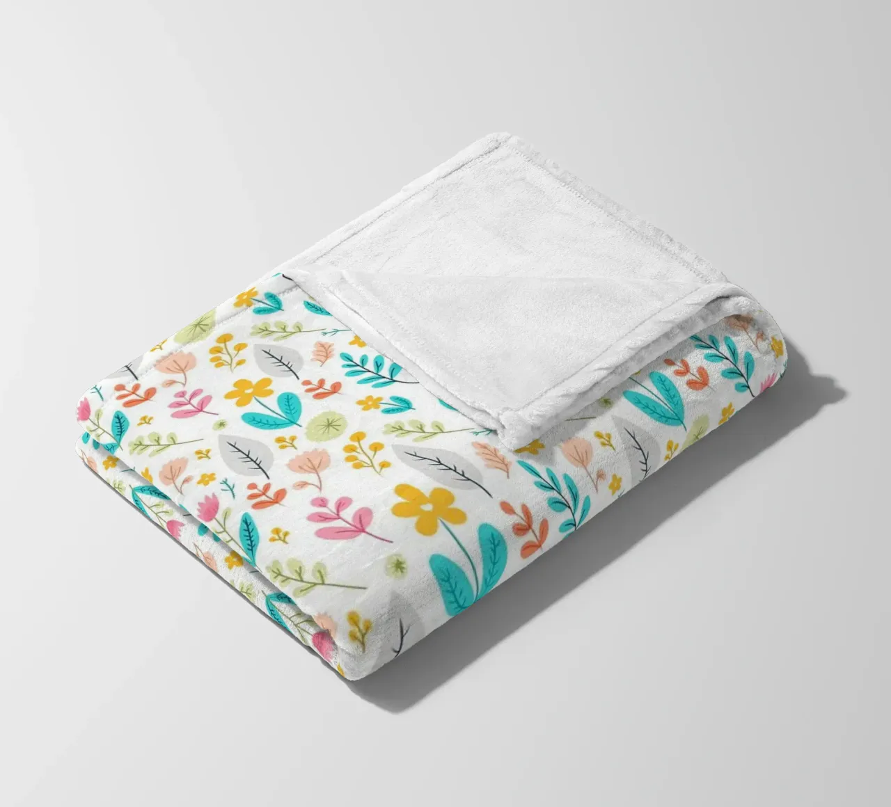 Blühende Botanik Fleecedecke von Kintsugi99