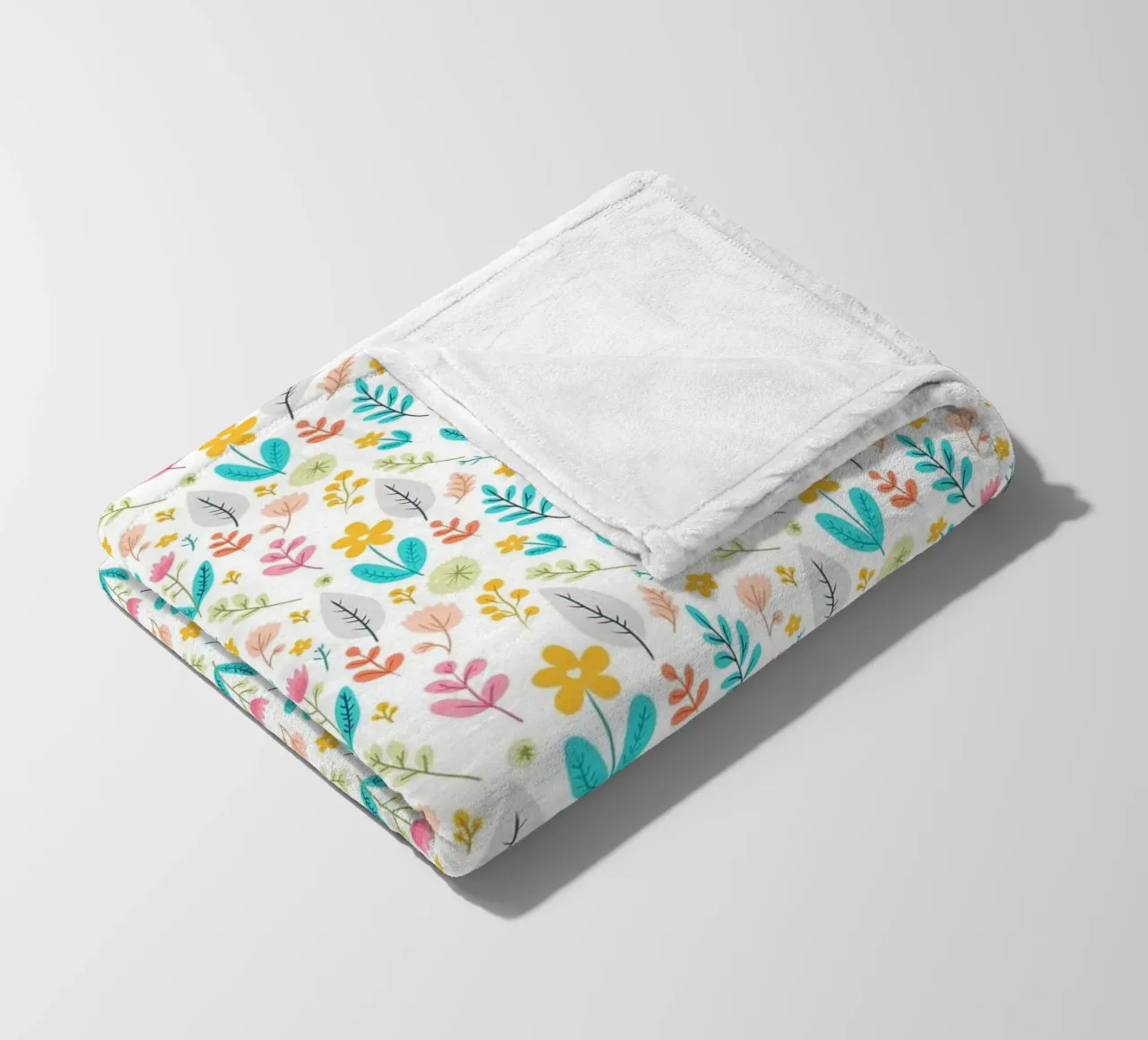 Blühende Botanik Fleecedecke von Kintsugi99