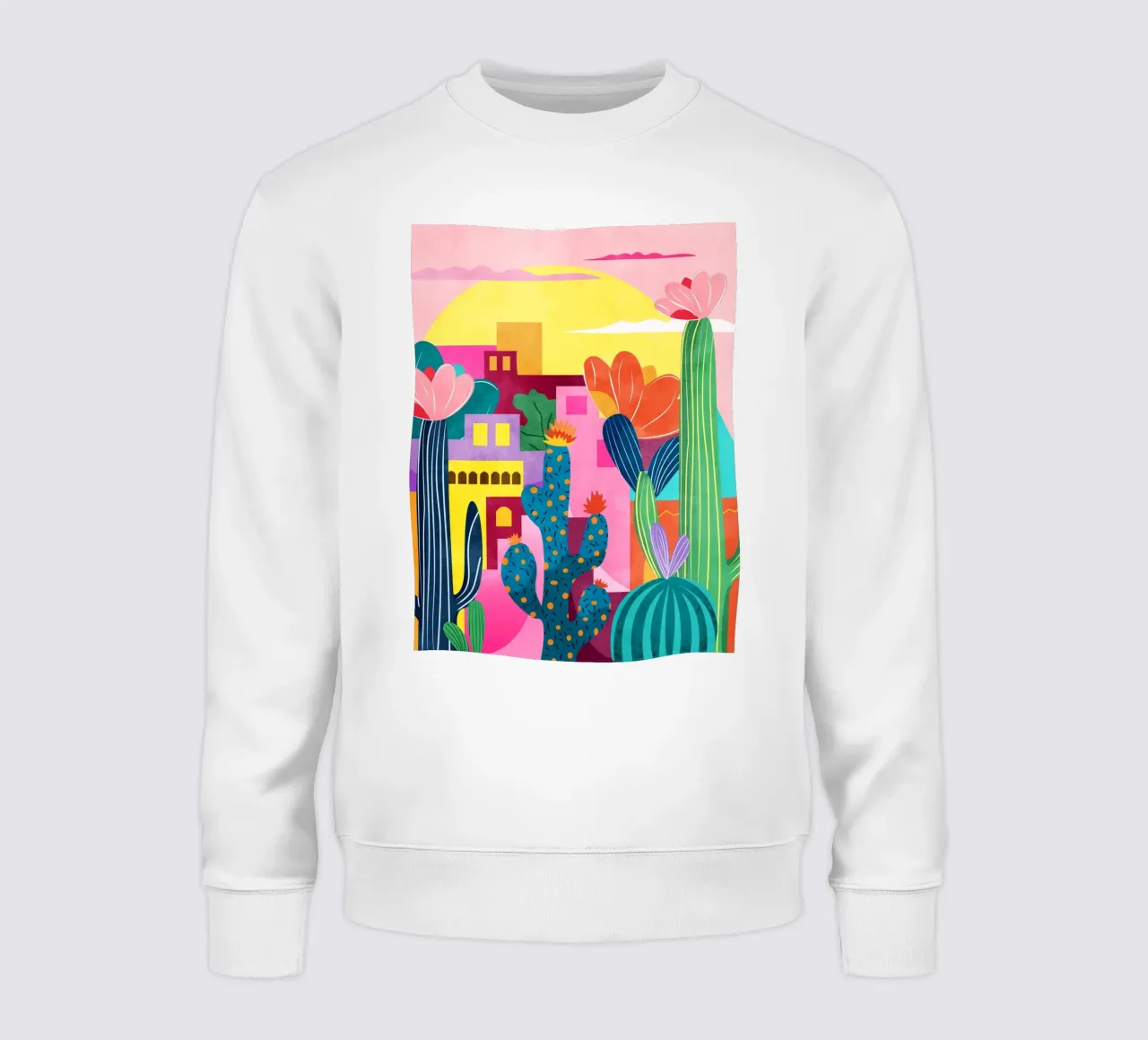 Città dei cactus felpa da Kintsugi99