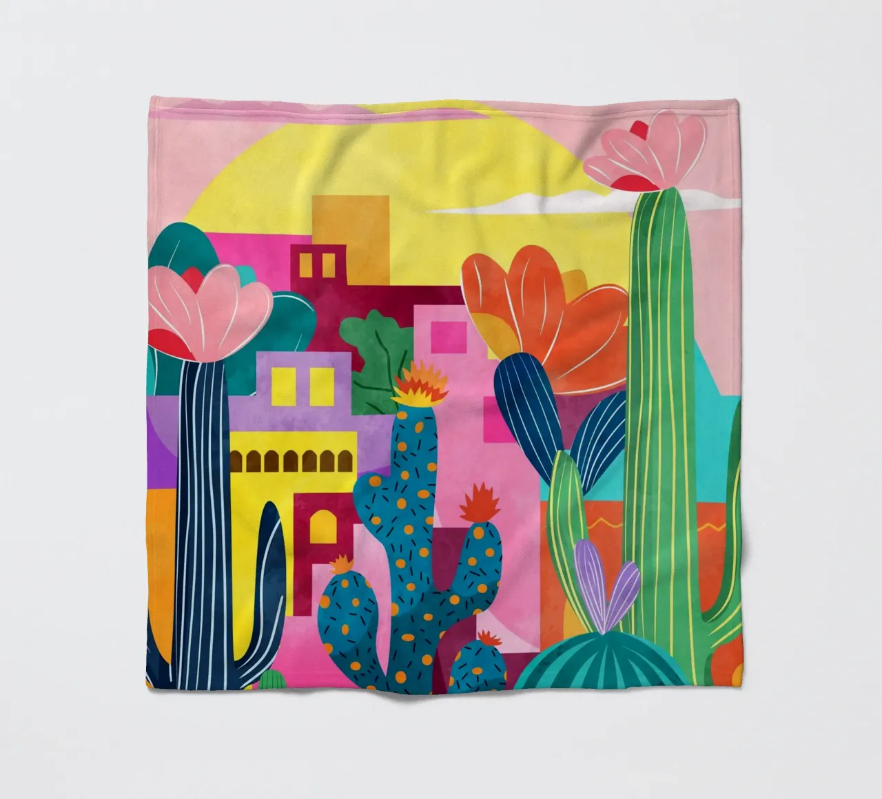 Città dei cactus coperta in pile da Kintsugi99