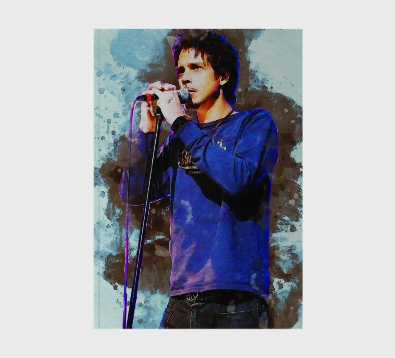 Smudge of Chris Cornell notebook by Gunawan Rb