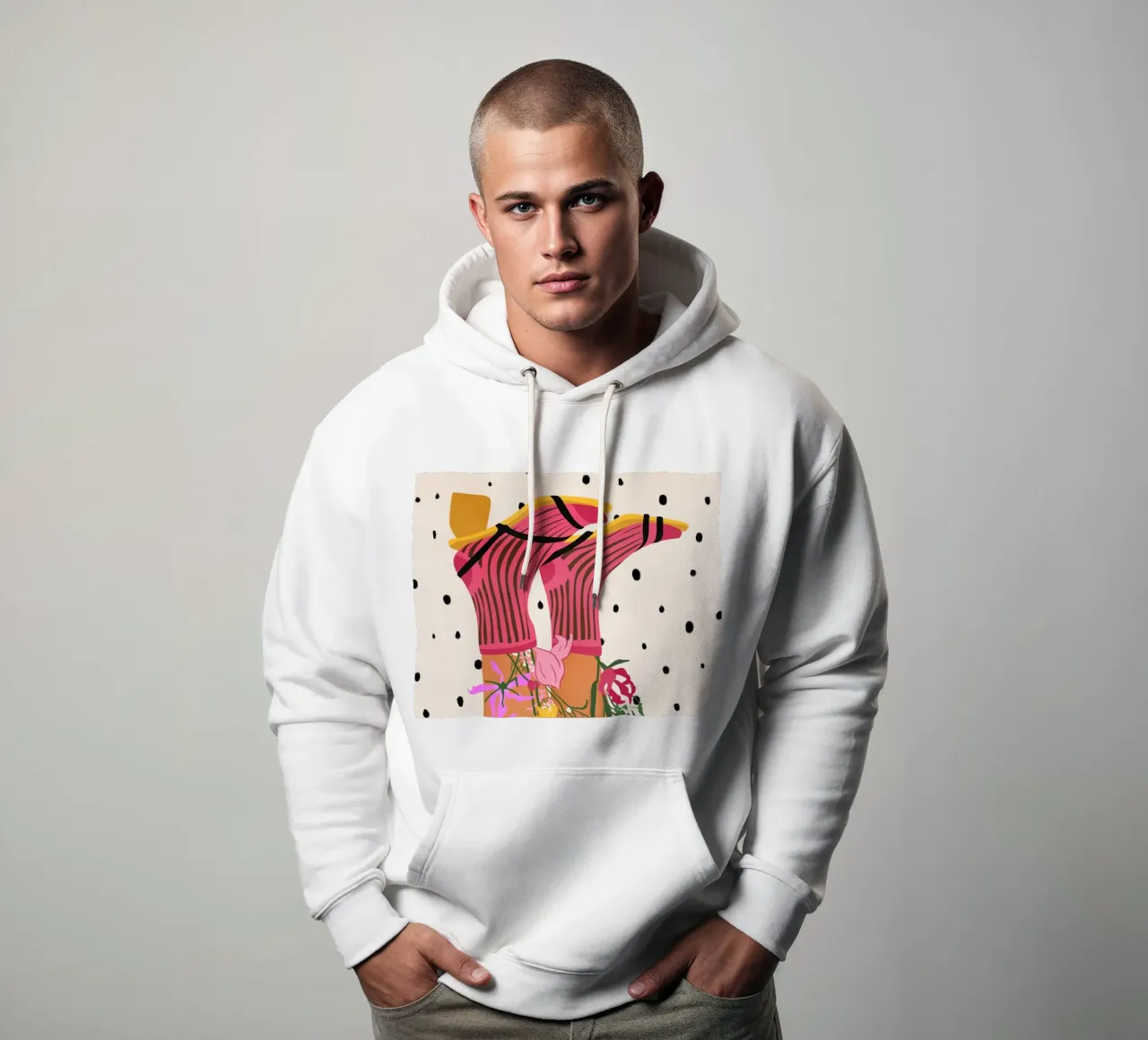 Passi botanici felpa con cappuccio da Kintsugi99