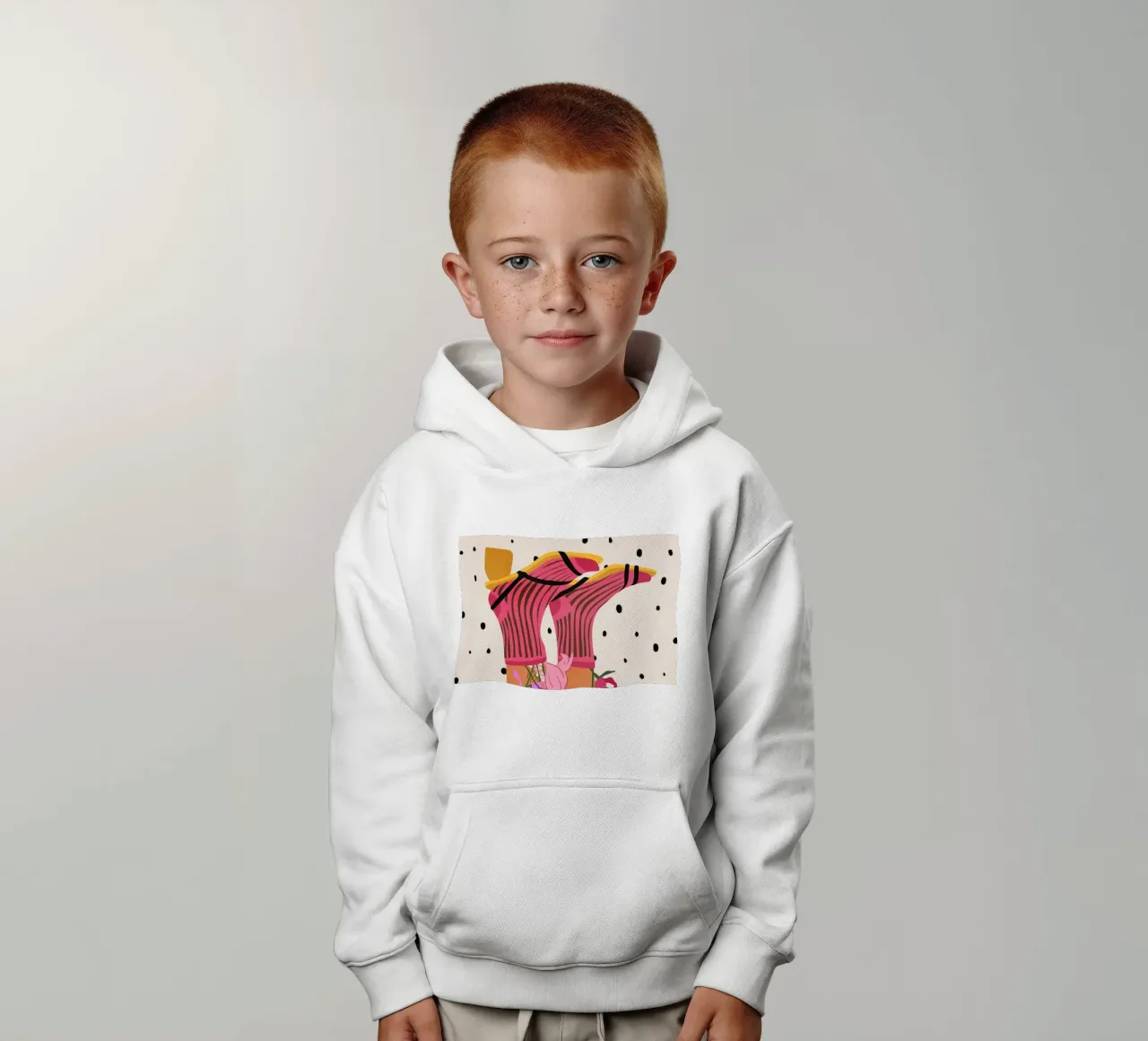 Passi botanici felpa bambino con cappuccio da Kintsugi99
