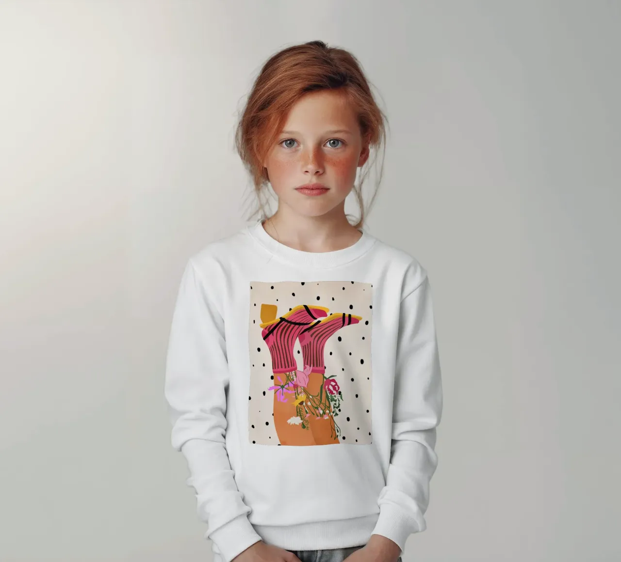 Passi botanici felpa bambino da Kintsugi99