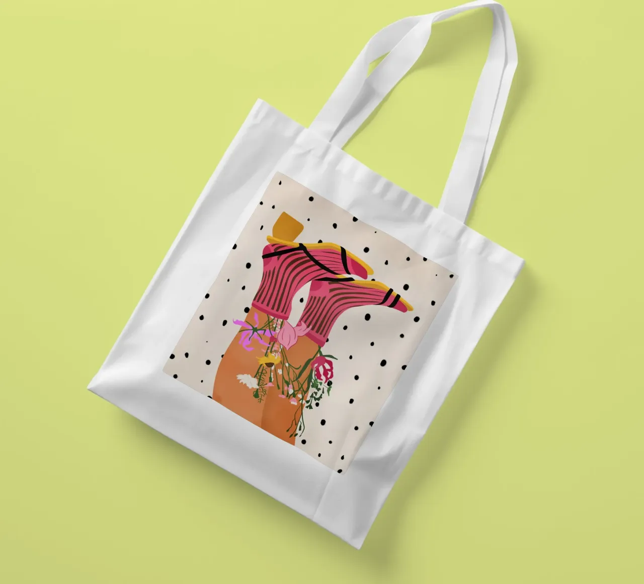 Passi botanici borsa in juta da Kintsugi99