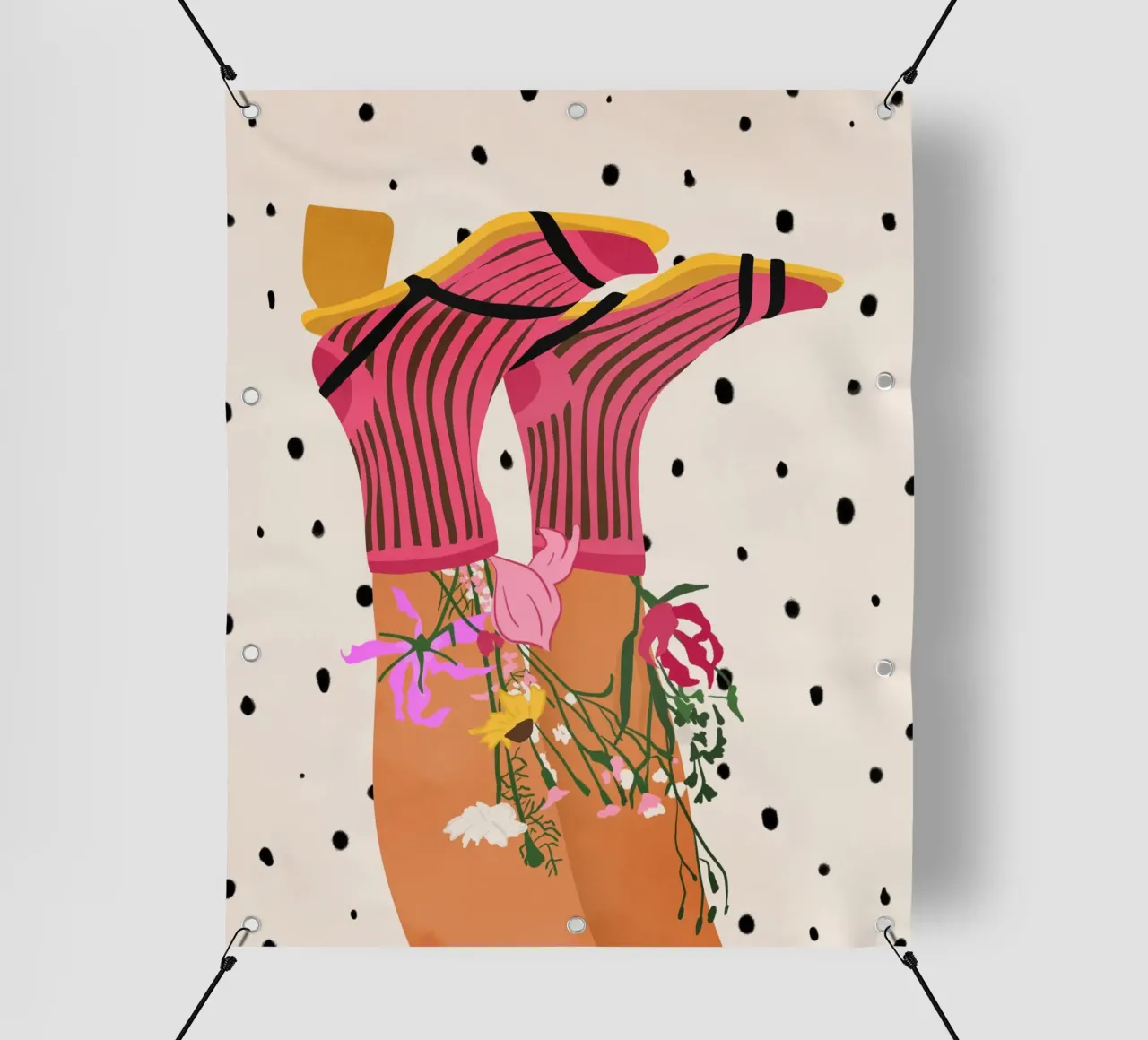 Passi botanici telo in pvc da Kintsugi99