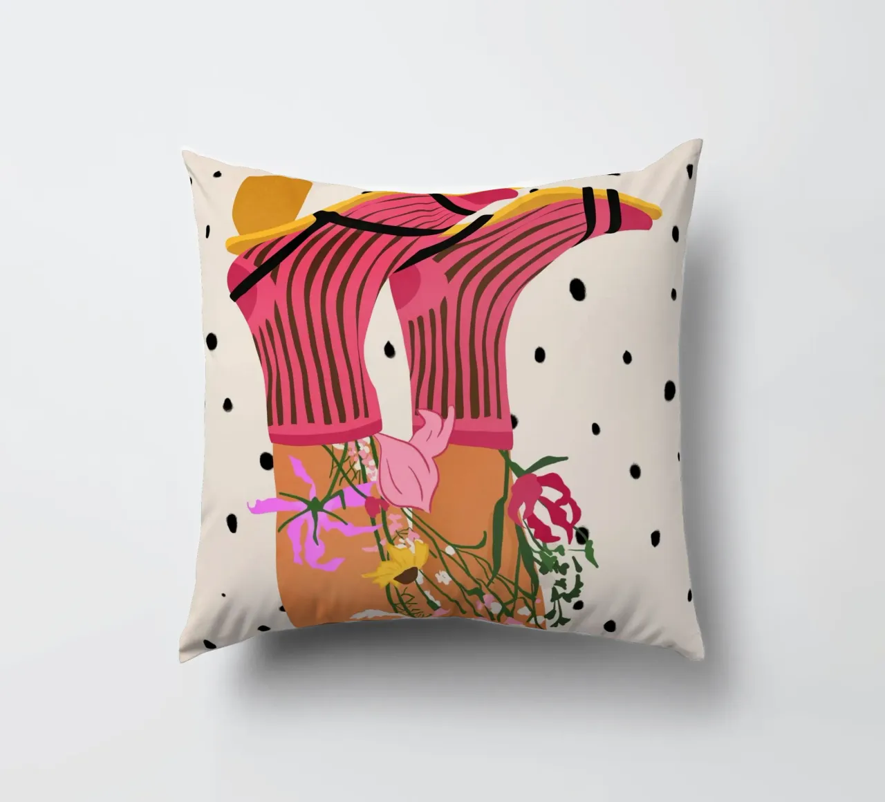 Passi botanici cuscino da Kintsugi99