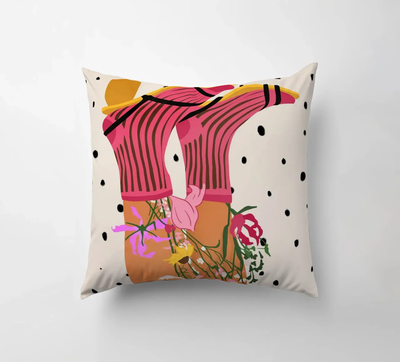 Passi botanici cuscino da Kintsugi99