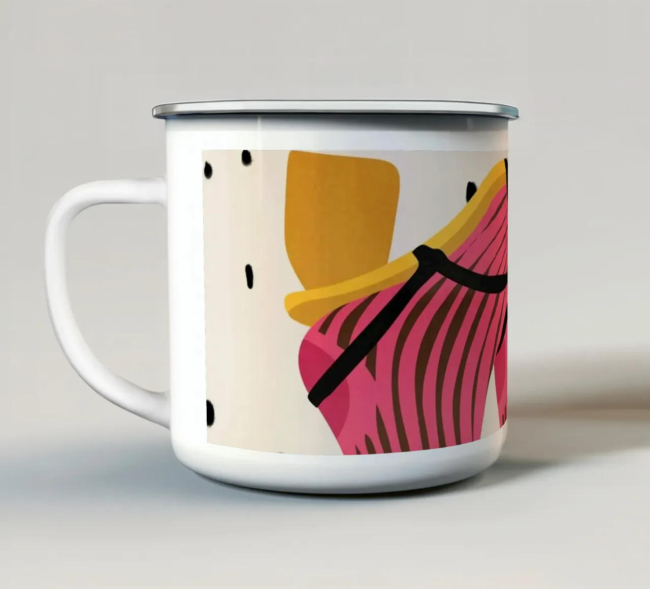 Passi botanici tazza in smalto da Kintsugi99