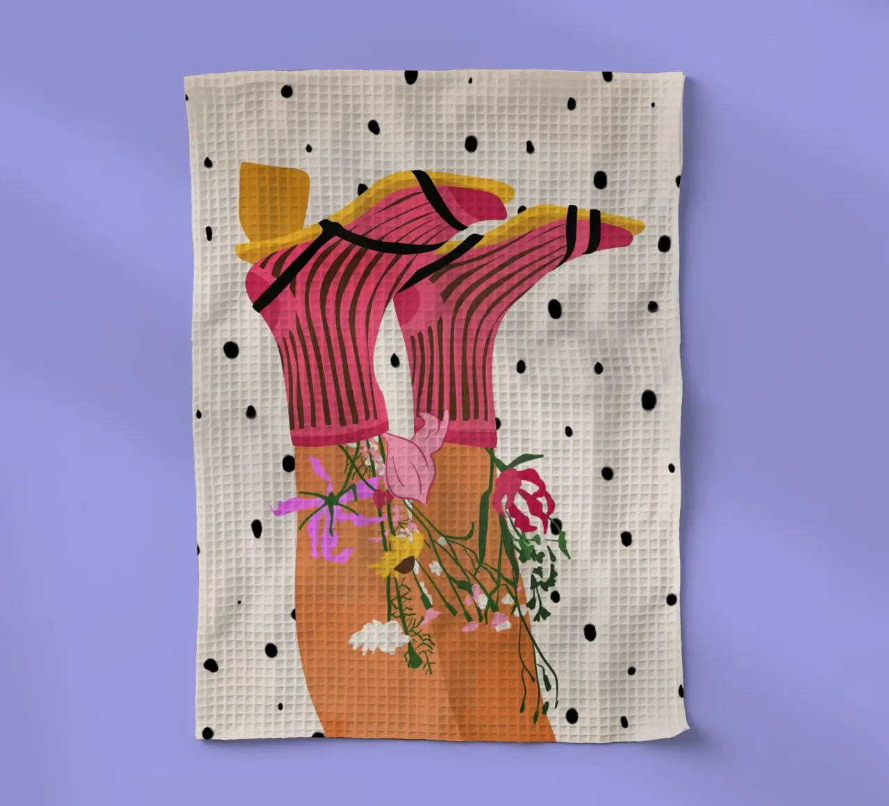 Passi botanici canovaccio da cucina da Kintsugi99