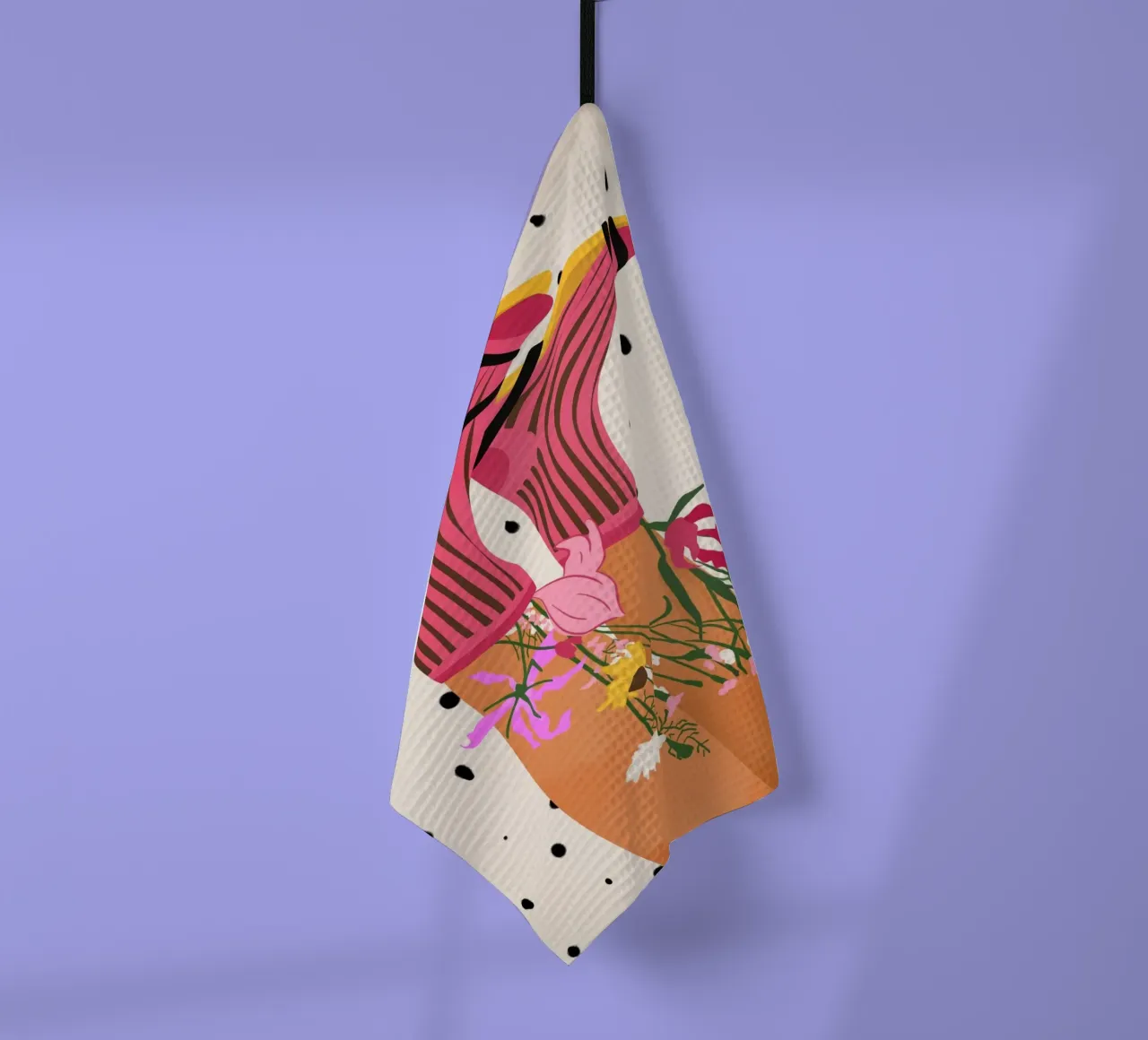 Passi botanici canovaccio da cucina da Kintsugi99