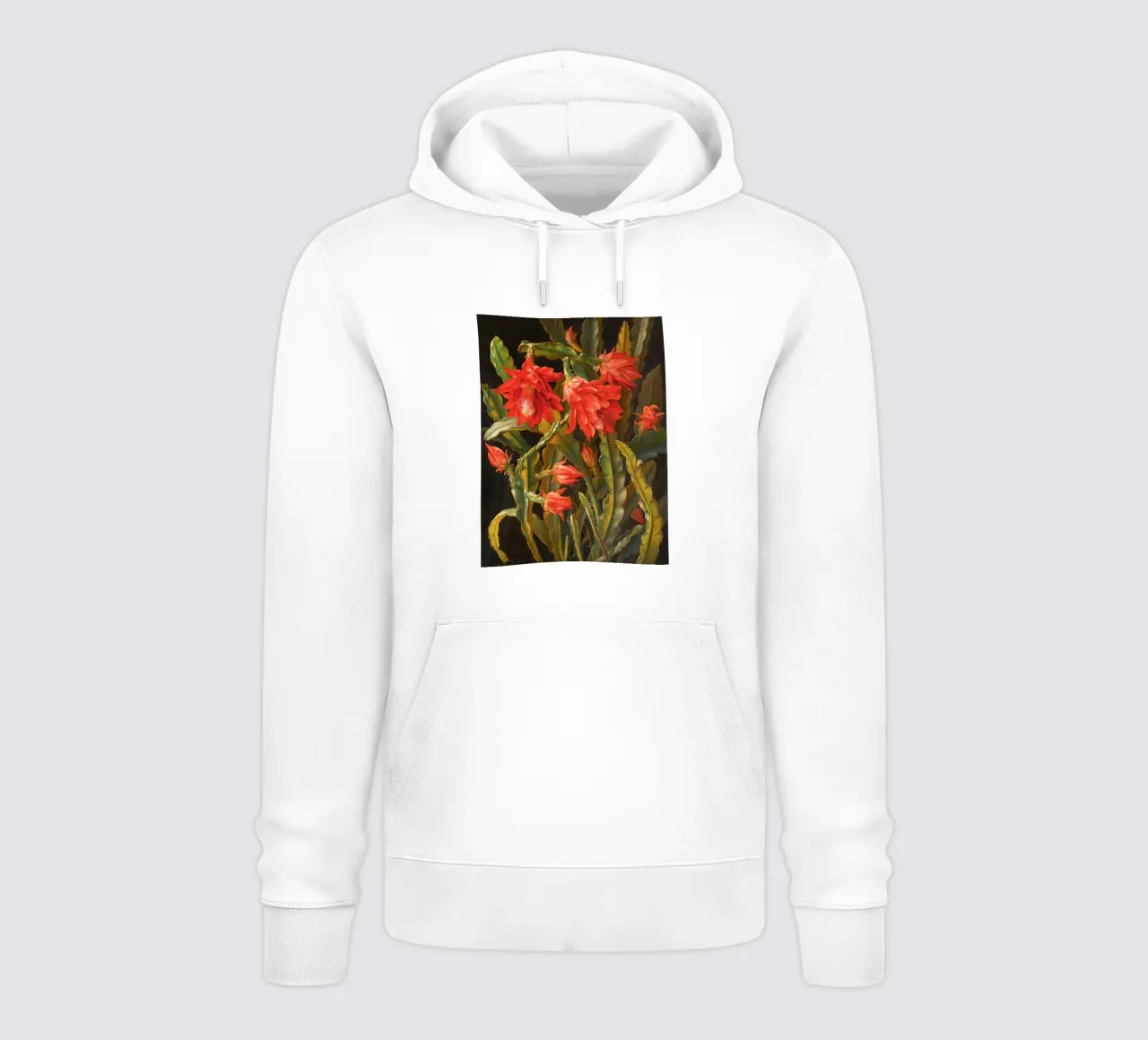 Cactus Flower felpa con cappuccio da apoloprints