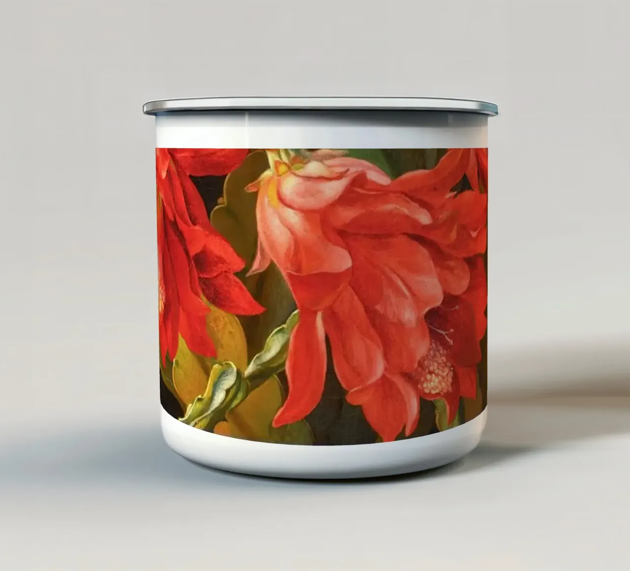 Cactus Flower tazza in smalto da apoloprints