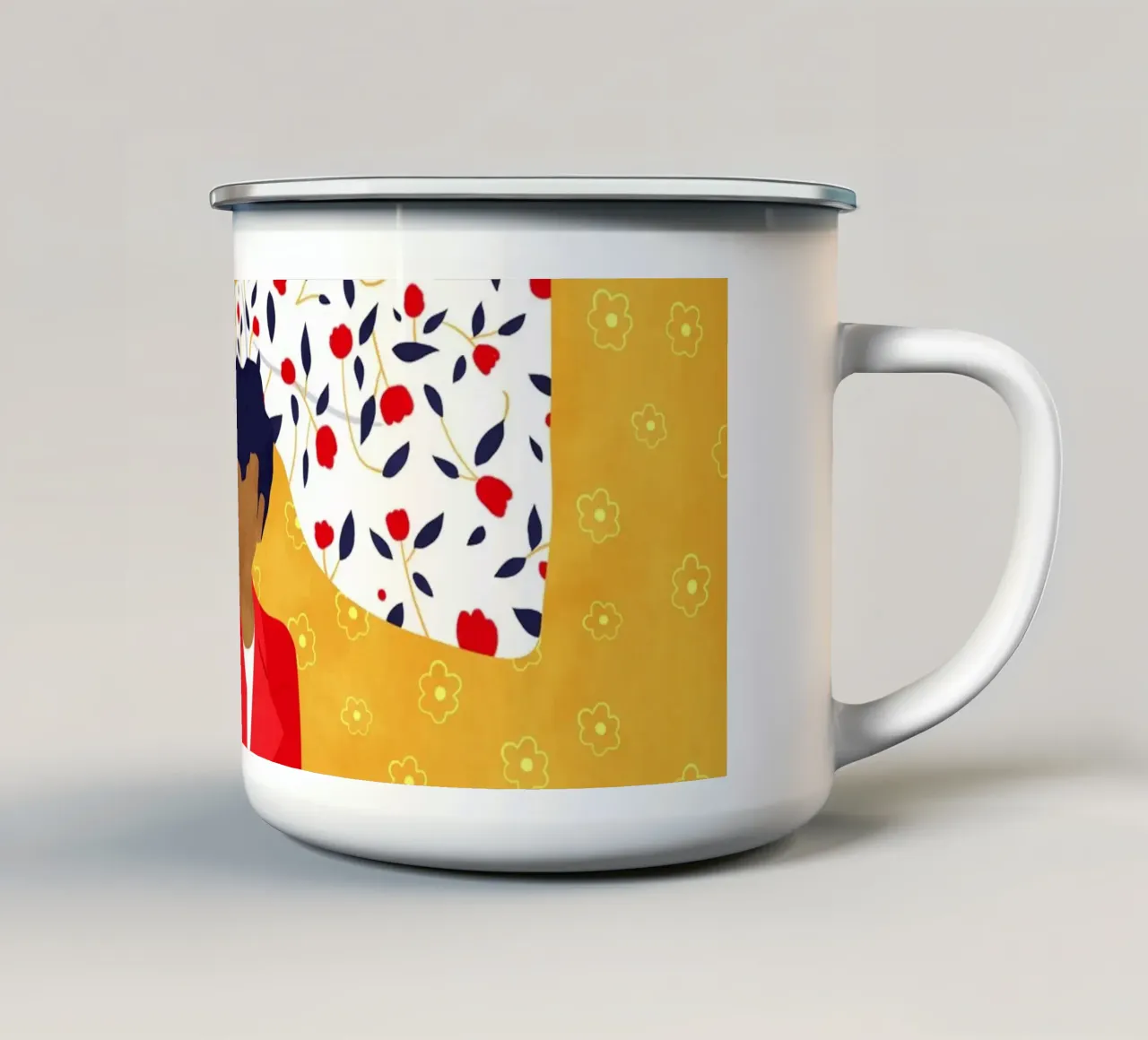 Il momento del grande arco tazza in smalto da Kintsugi99