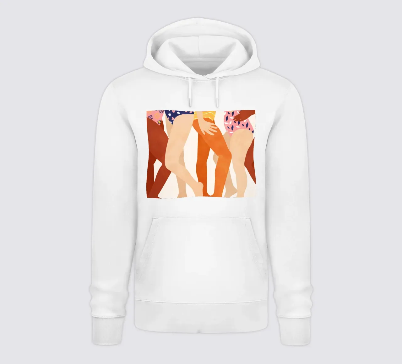 Insieme a colori felpa con cappuccio da Kintsugi99