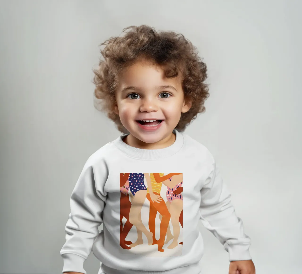 La solidarité en couleur sweat pour bébé de Kintsugi99