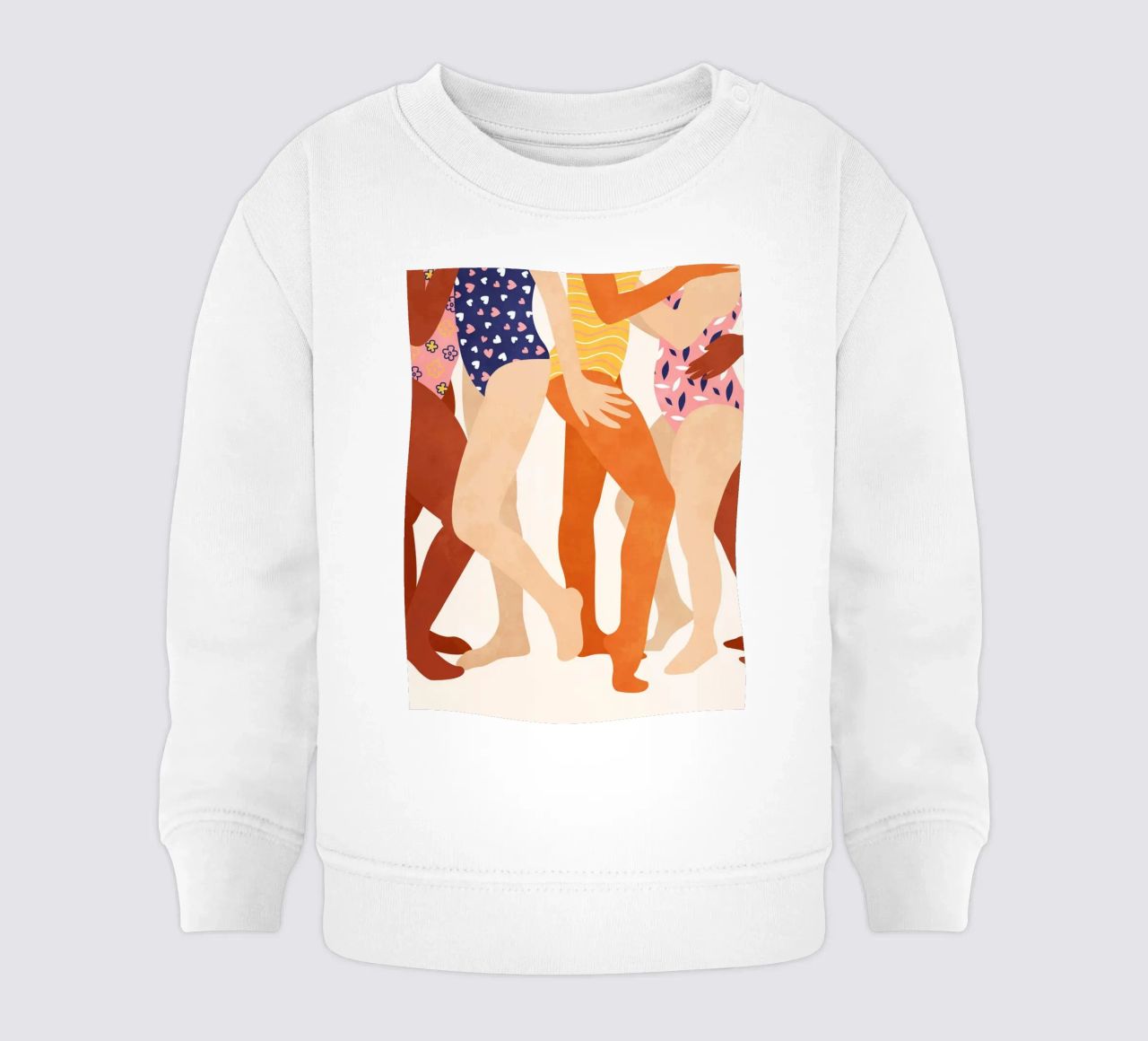 Insieme a colori felpa neonato da Kintsugi99