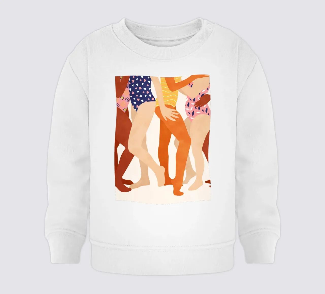 Insieme a colori felpa neonato da Kintsugi99