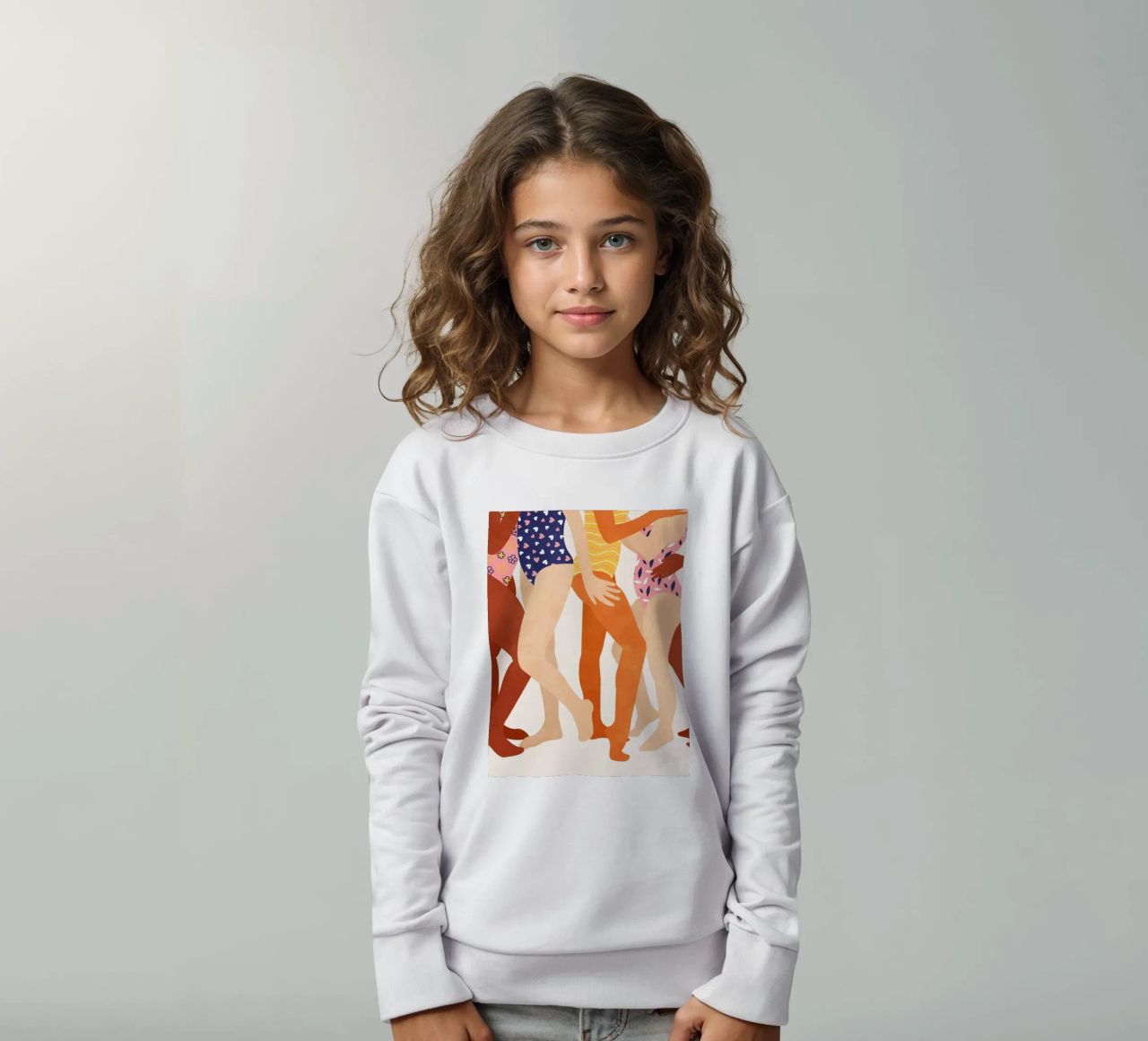 Insieme a colori felpa bambino da Kintsugi99
