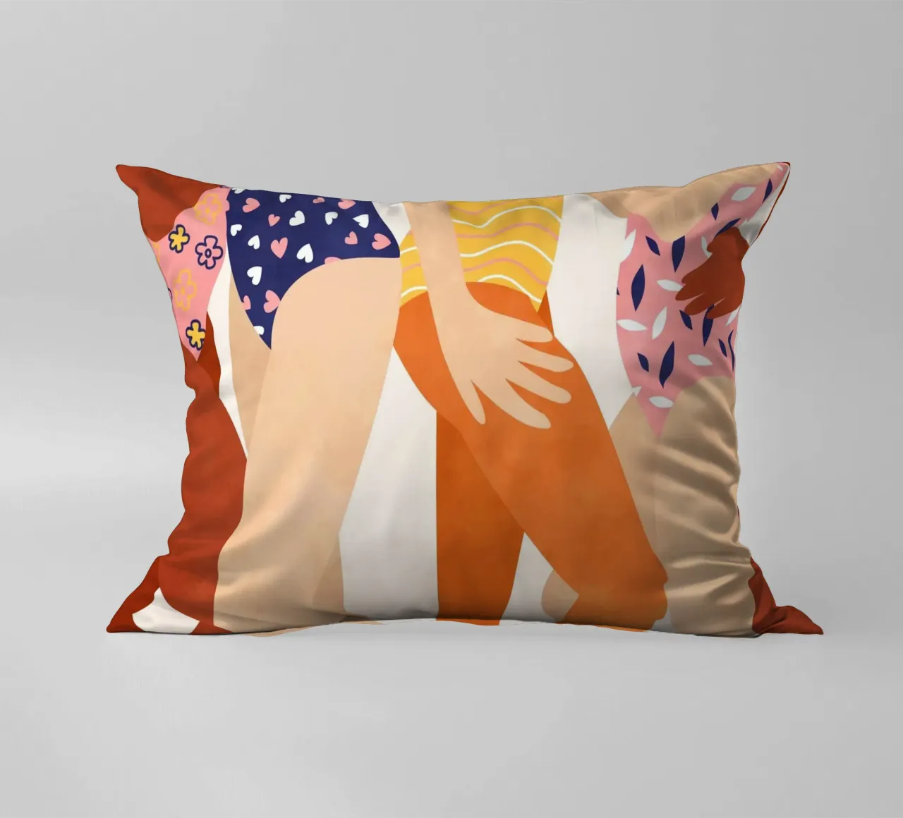 Insieme a colori cuscino da Kintsugi99