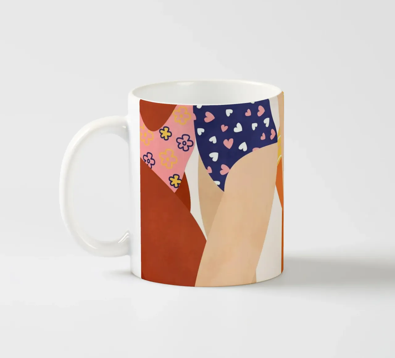 La solidarité en couleur mug en céramique de Kintsugi99