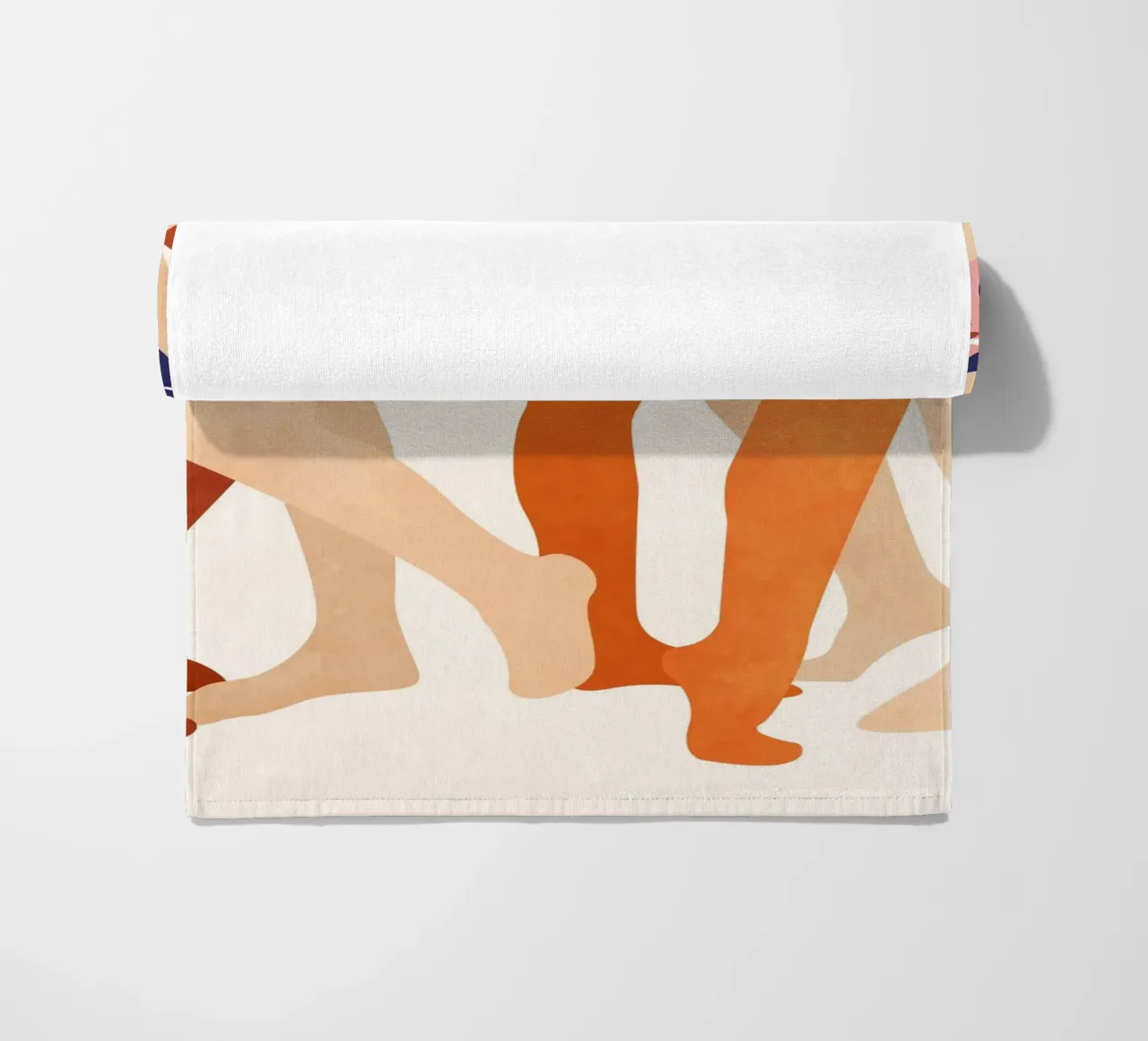 Togetherness in Color beach towel by Kintsugi99