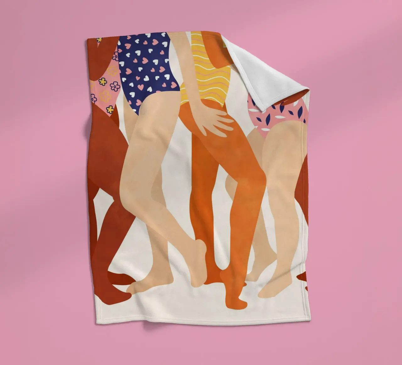 Insieme a colori coperta in pile da Kintsugi99