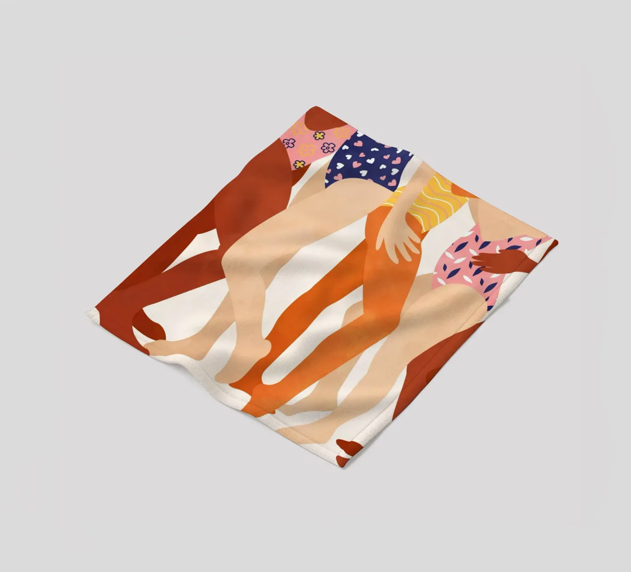 Insieme a colori coperta in pile da Kintsugi99