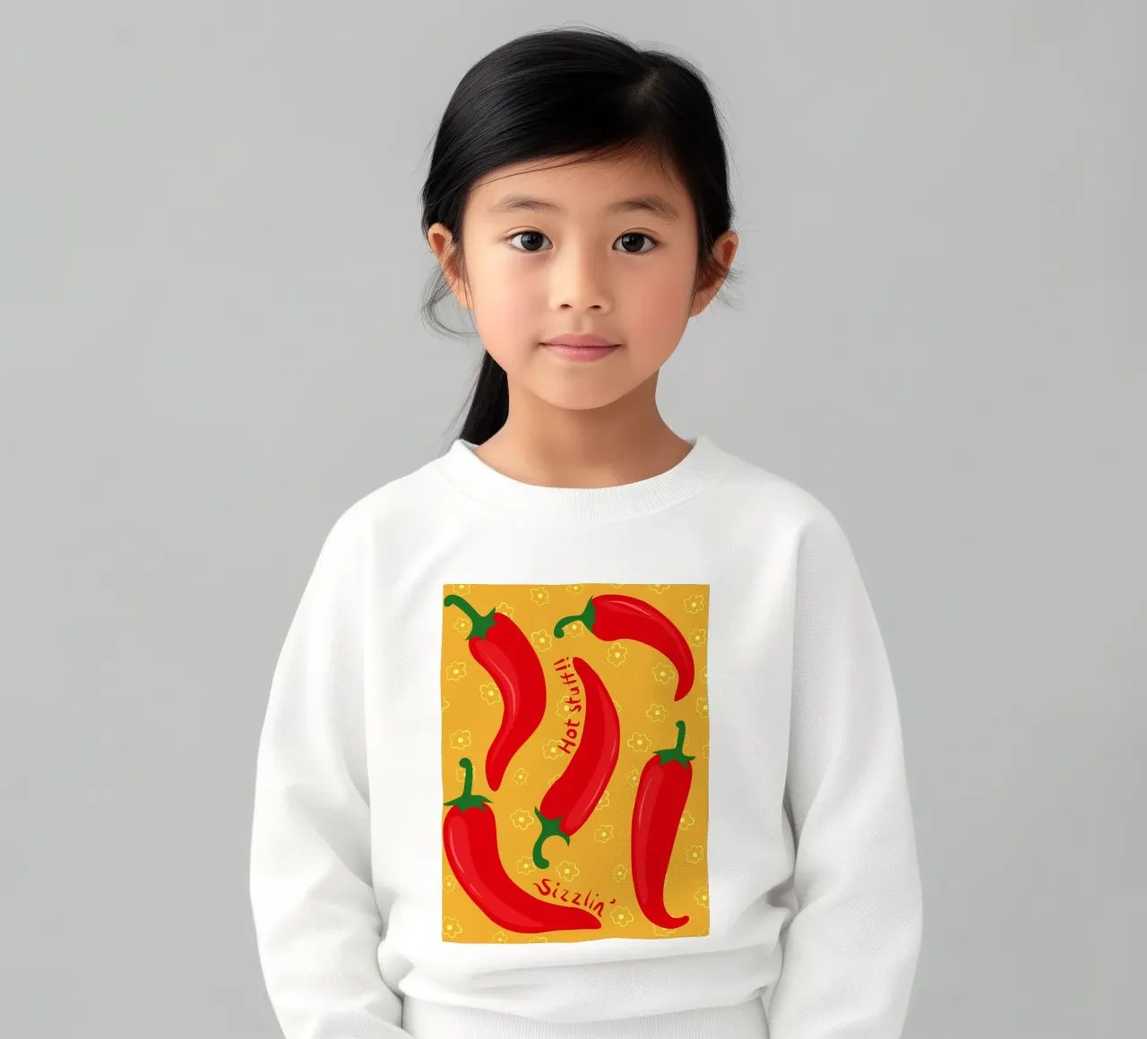 Peperoni piccanti felpa bambino da Kintsugi99