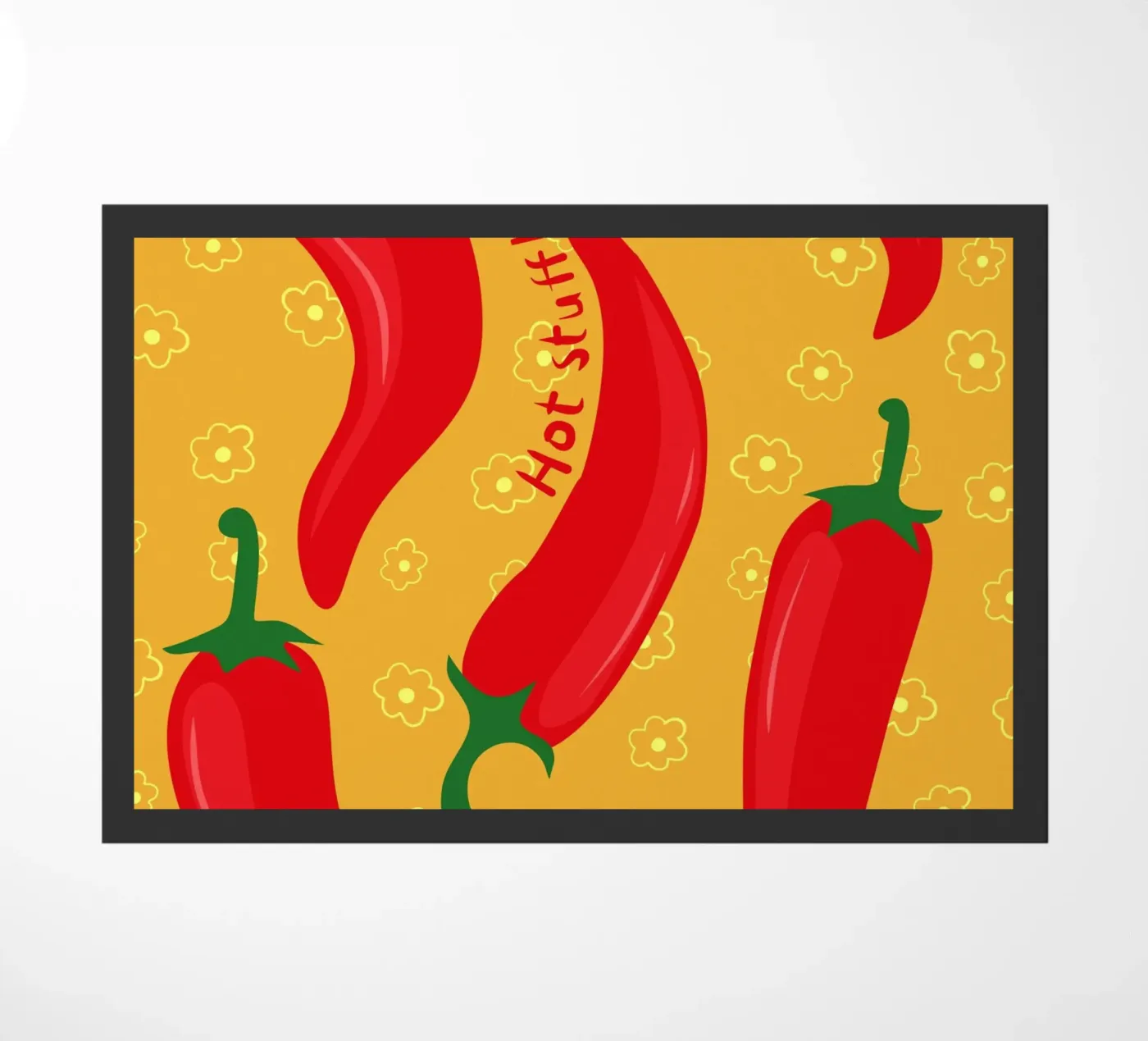 Hot Peppers deurmat van Kintsugi99