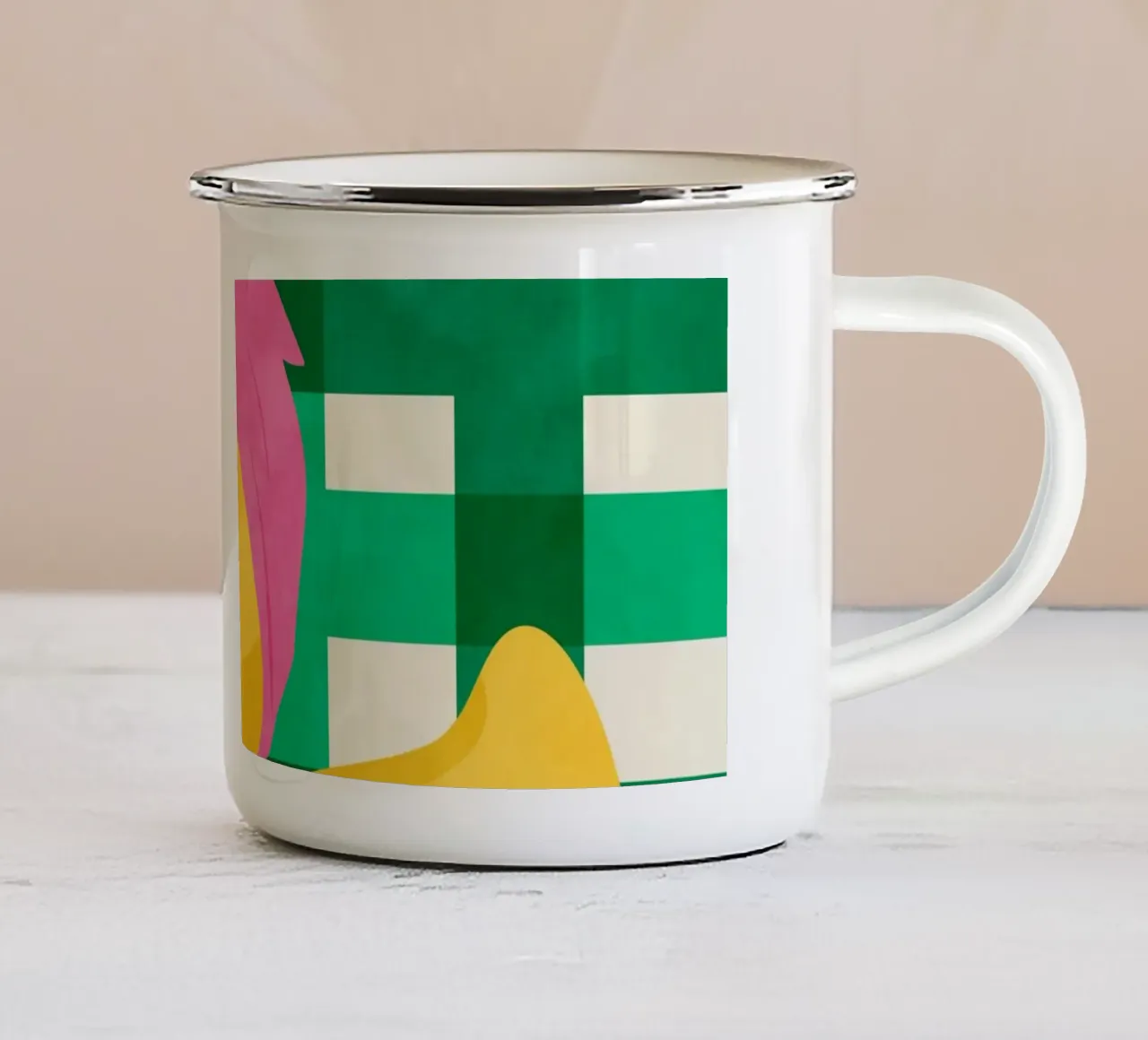 Giornata di benessere tazza in smalto da Kintsugi99