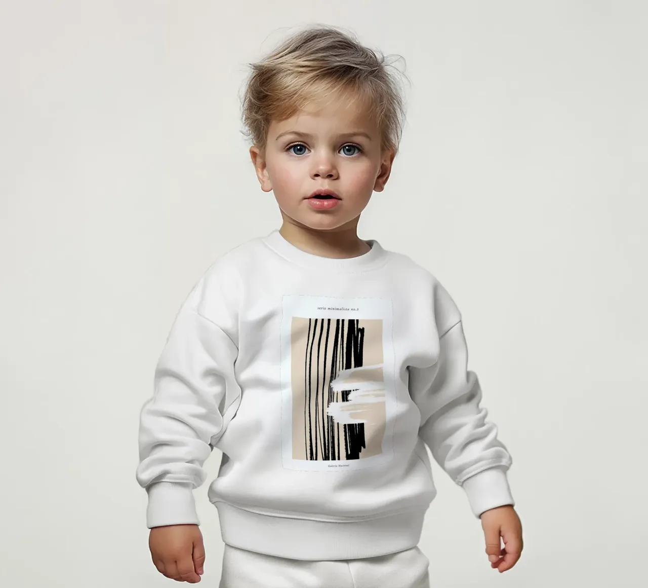 Minimal 3 felpa neonato da Froilein Juno