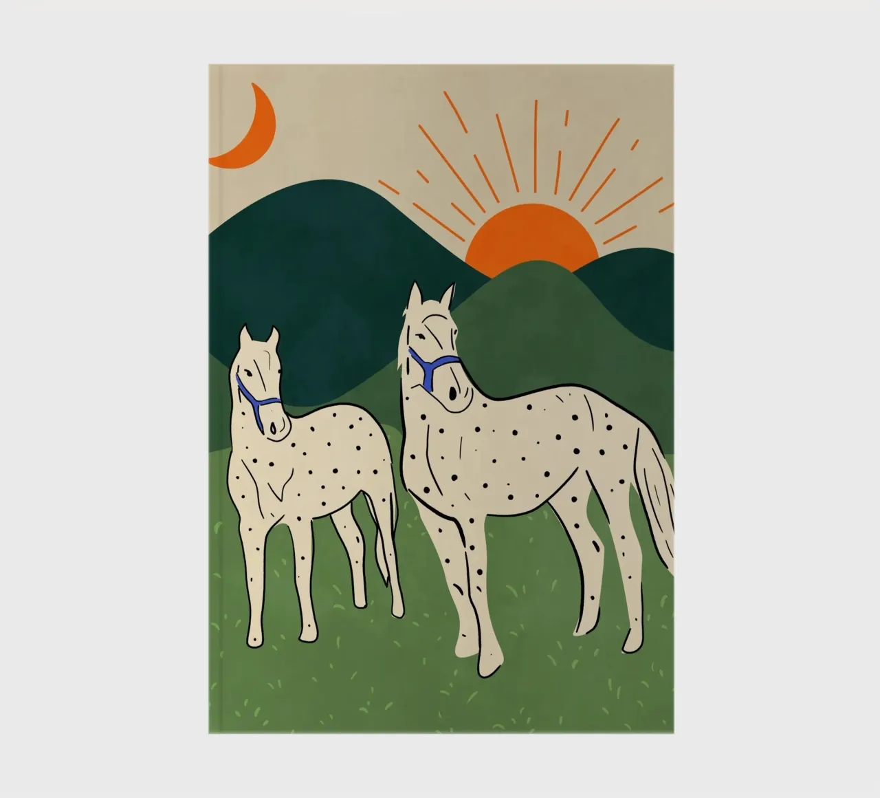 Horses of the Highland notebook by Kintsugi99