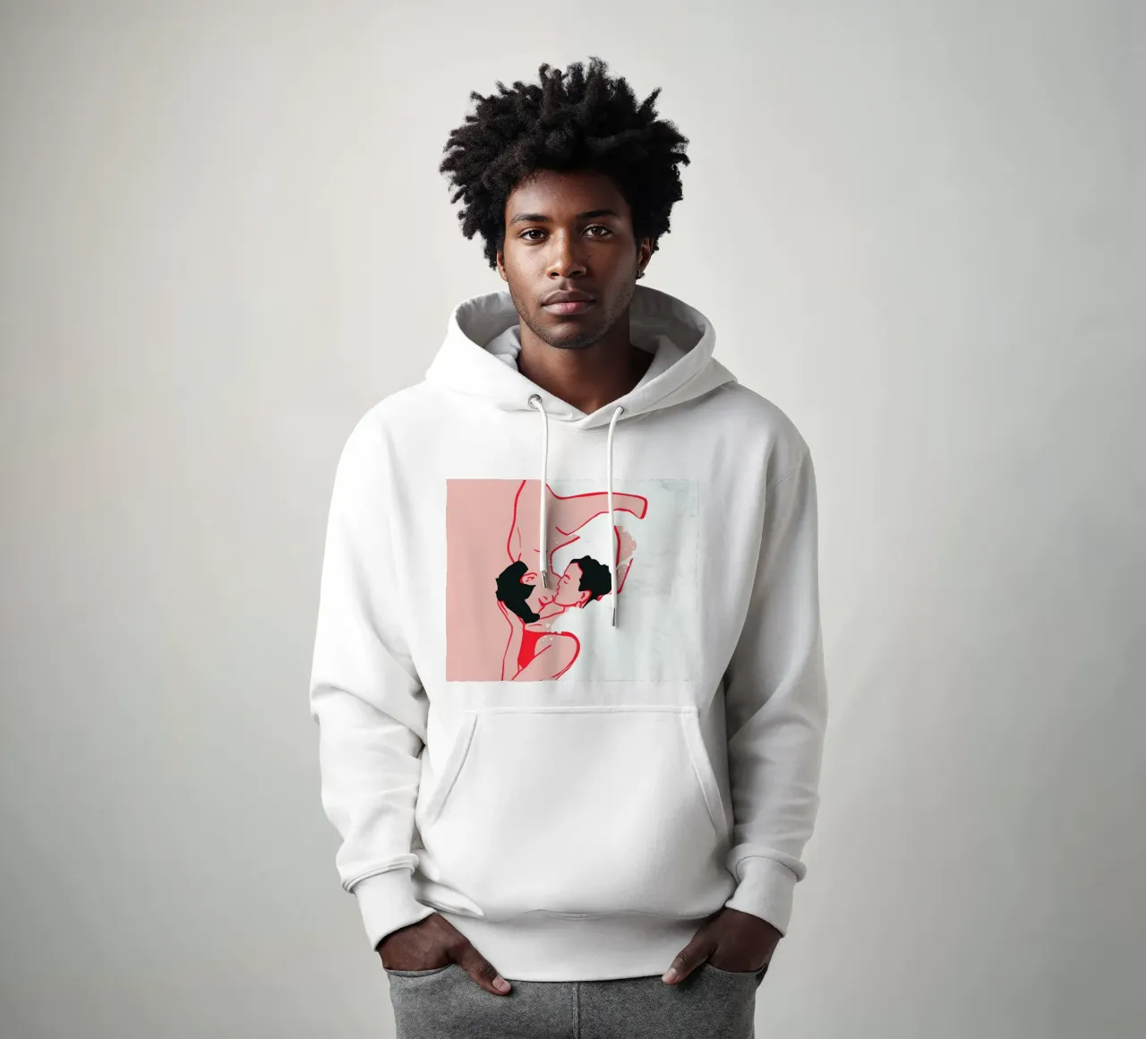 Ethereal Kiss in the Waves hoodie by Kintsugi99